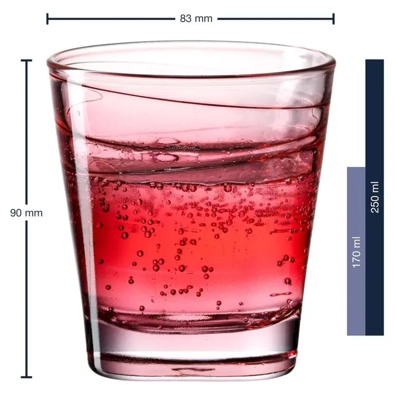 Longdrinkglas 6er-Set Vario Struttura