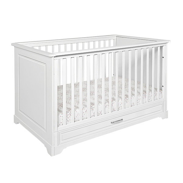 Lit evolutif 70x140 tiroir inclus Novelies Melody Blanc