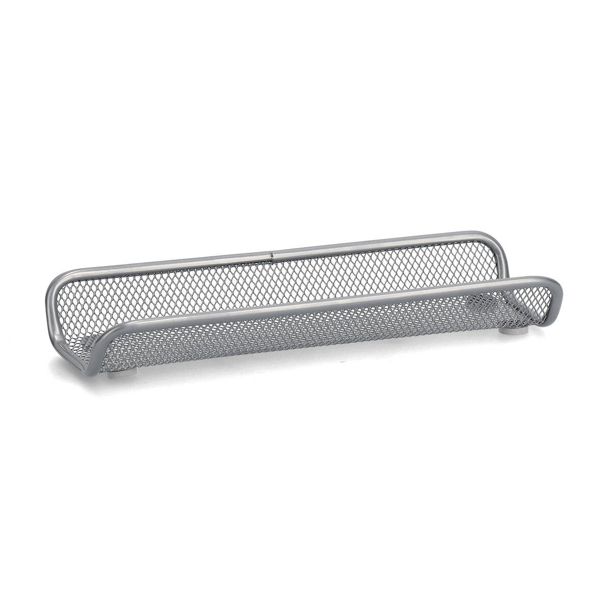 Organizer na przybory z metalowej siatki, 25 x 9 cm