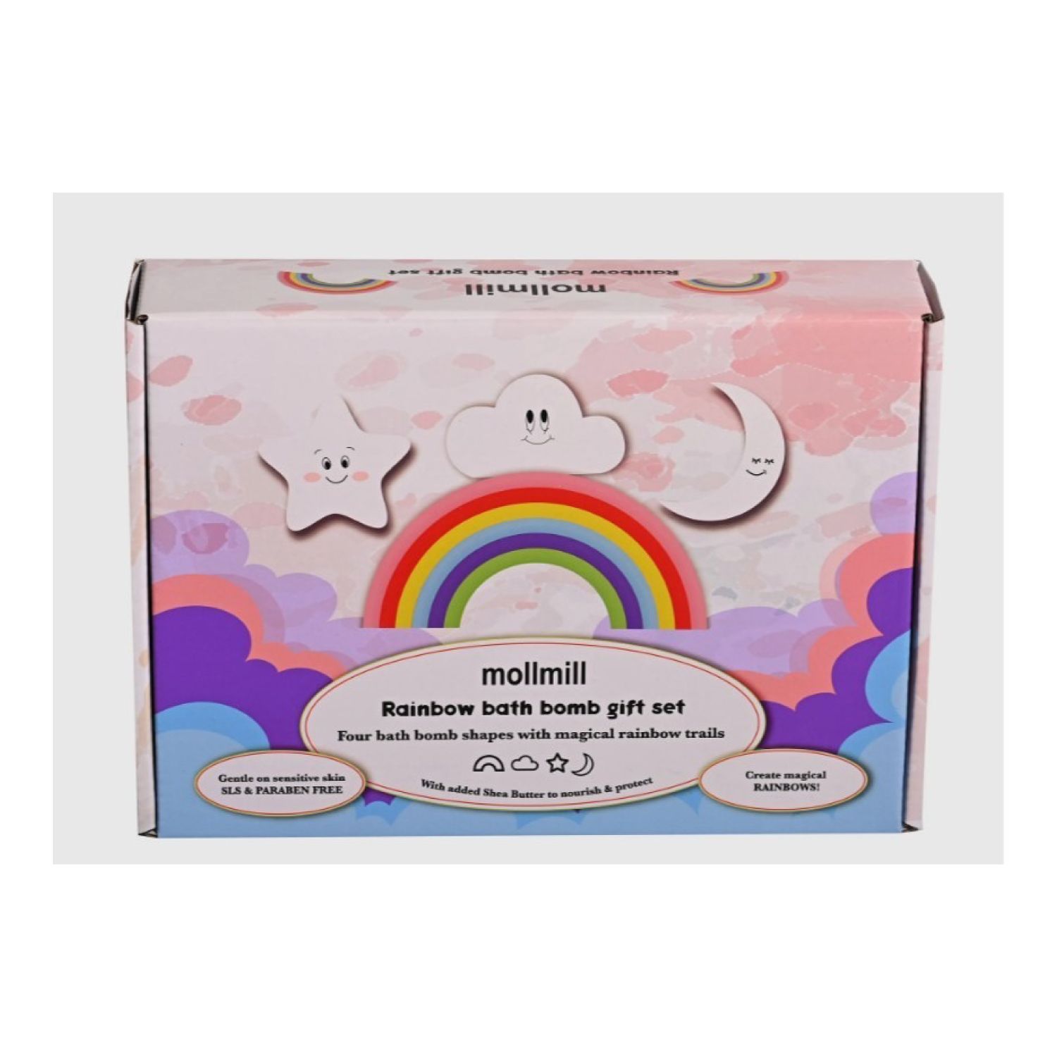 ILFD Group Ltd Rainbow Bath Bomb Gift Set 4 Pack