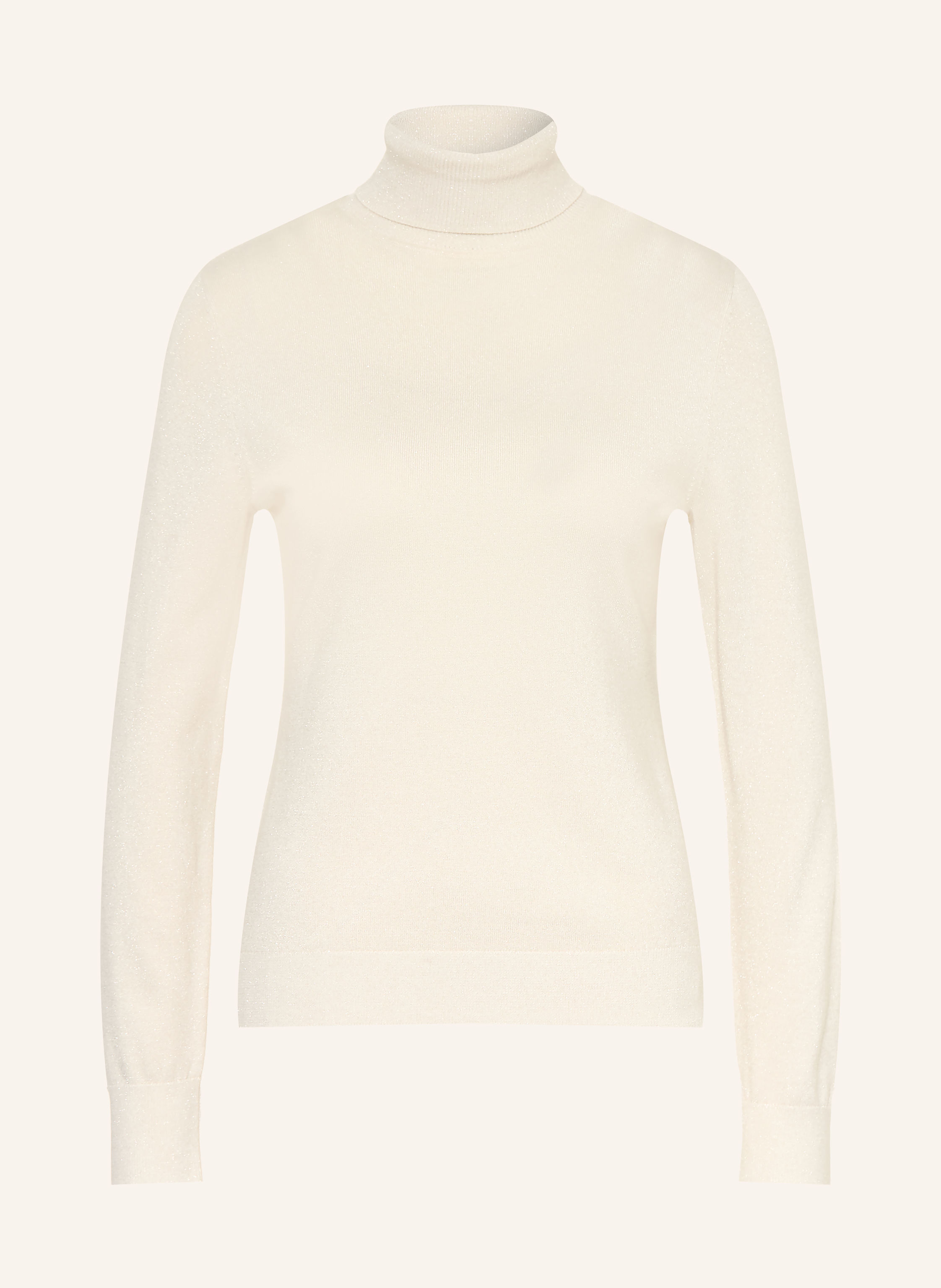 COMMA Rollkragenpullover mit Glitzergarn