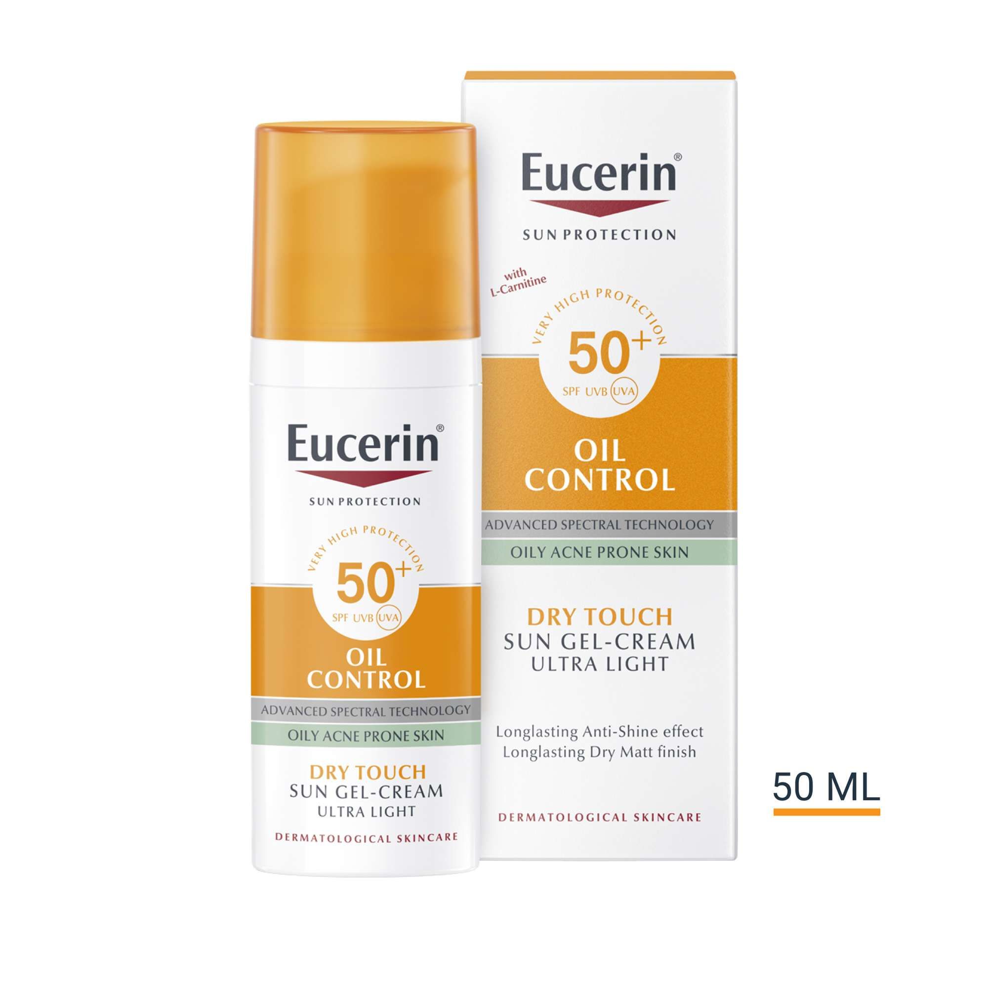 Eucerin Face Oil Control Sun Gel-Cream Dry Touch SPF50  50ml