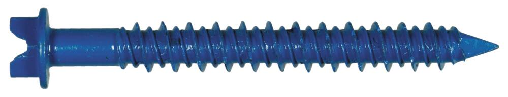 Hillman Hex Head Concrete Screw Anchor, For Concrete Applications, 1/4 x 2-3/4-in, Assorted Pack Sizes