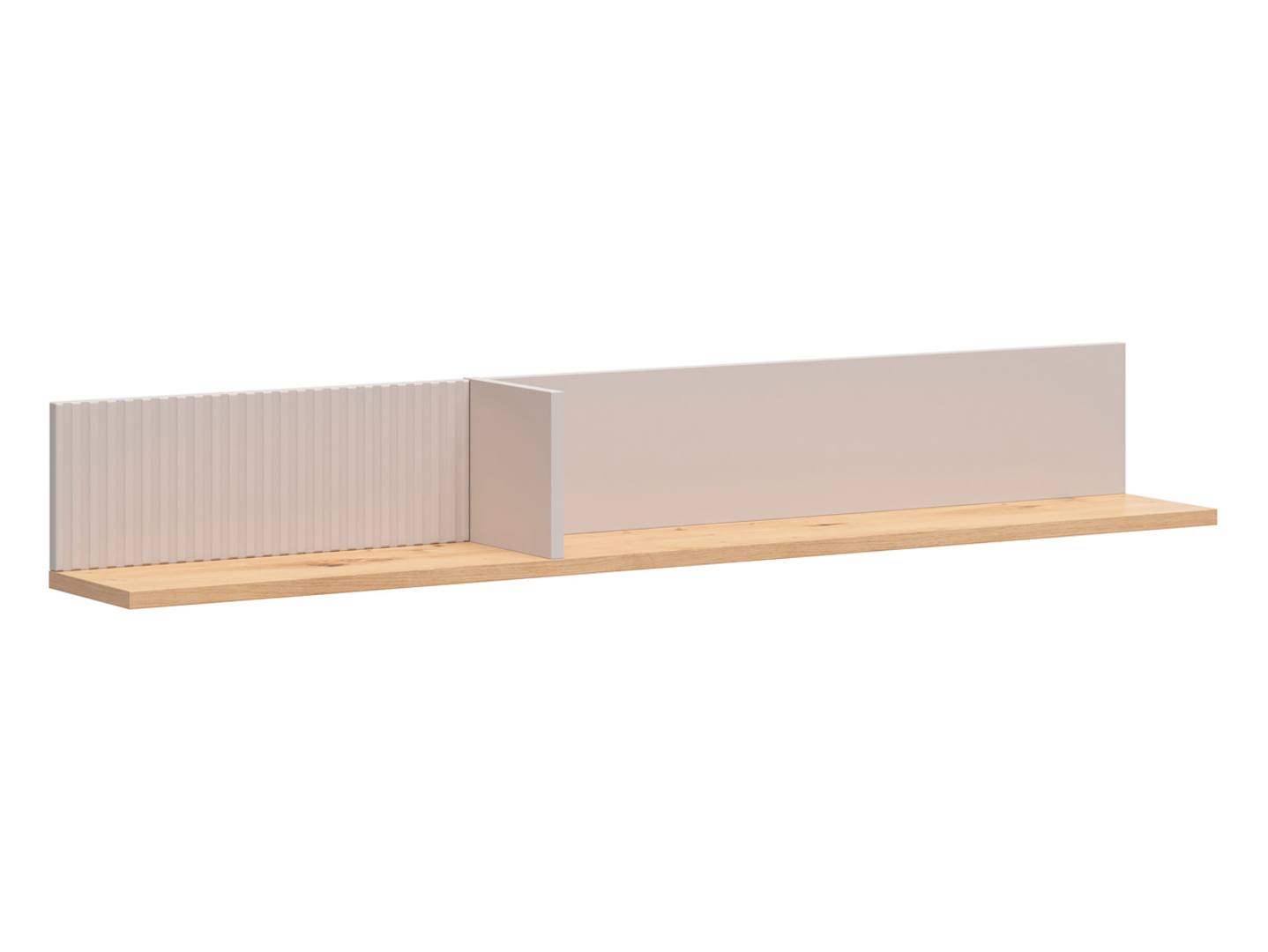 Póka ścienna Velton 135 cm kaszmir/dąb artisan