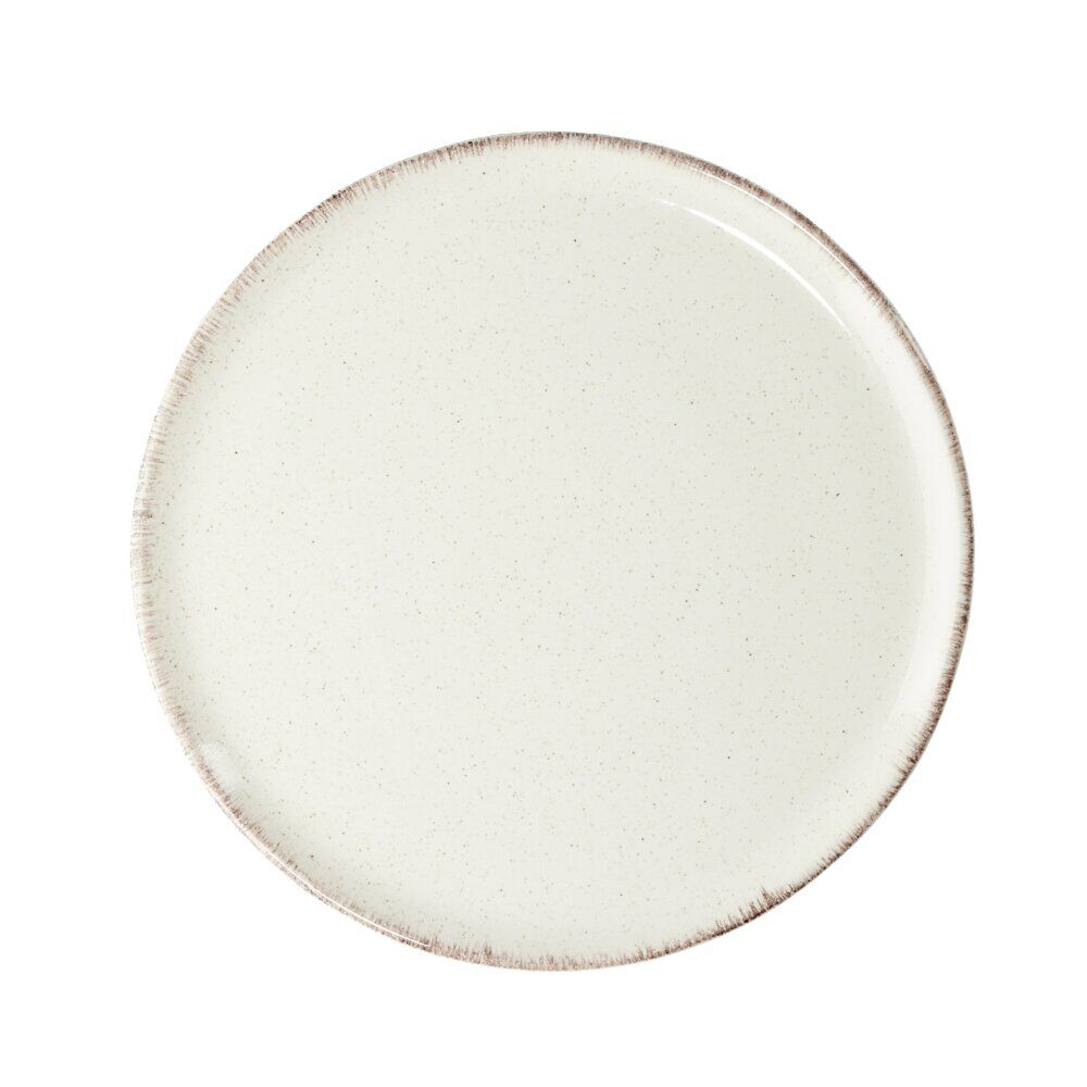 Assiette à dessert ronde Lisbonne grès beige Ø20,5cm