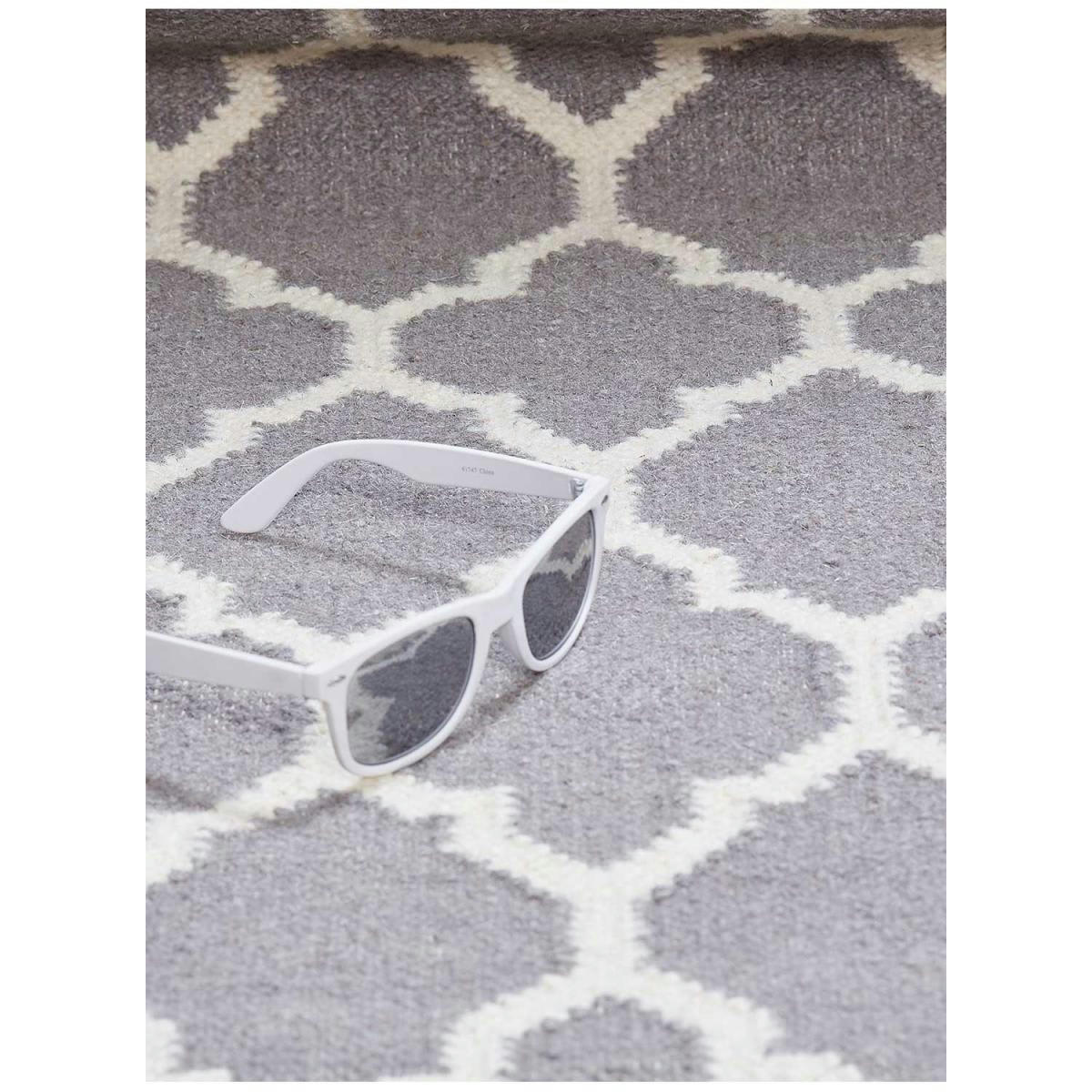 AFRIRA - Tapis kilim gris 170x240