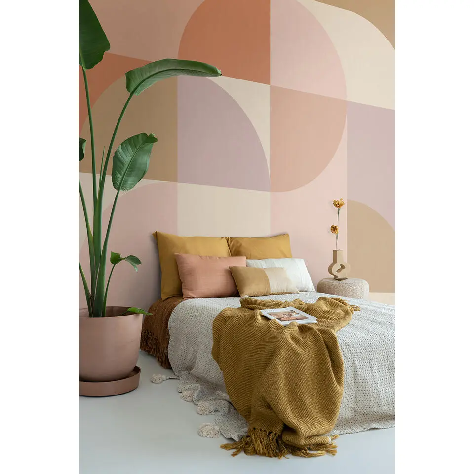 ESTAhome fotobehang - cirkels in Bauhaus stijl