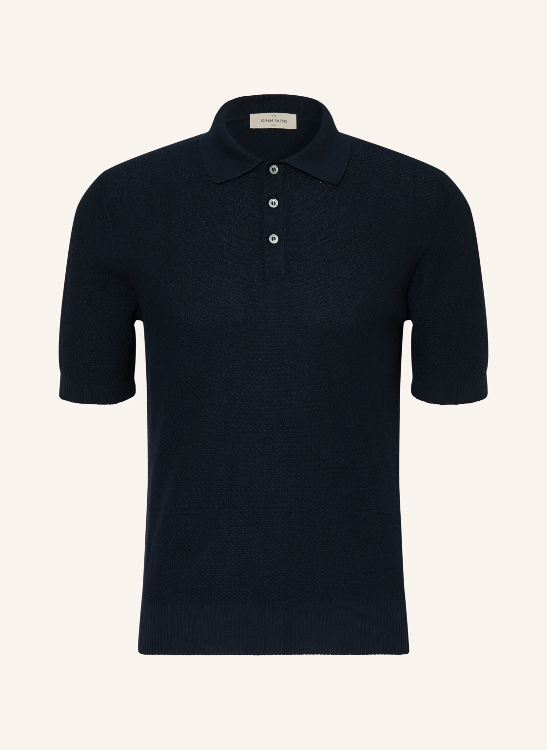 GRAN SASSO Strick-Poloshirt