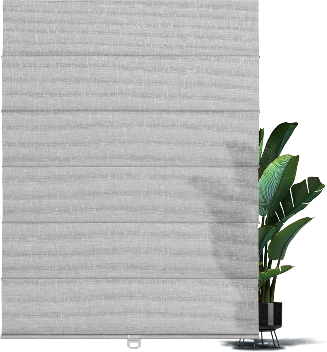 BERISSA 70% Blackout Roman Shades for Windows Cordless,Pull Down Jacquard Fabric Roman Blinds,Privacy Window Shades for Door Windows,Bedroom,Office,Easy to Install,Gray,69 W x 78 H