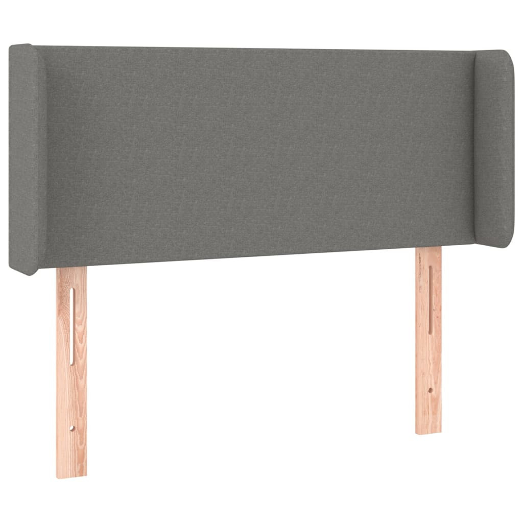 Wezgłowie Szary 103 x 16 x 78/88 cm Tkanina vidaXL