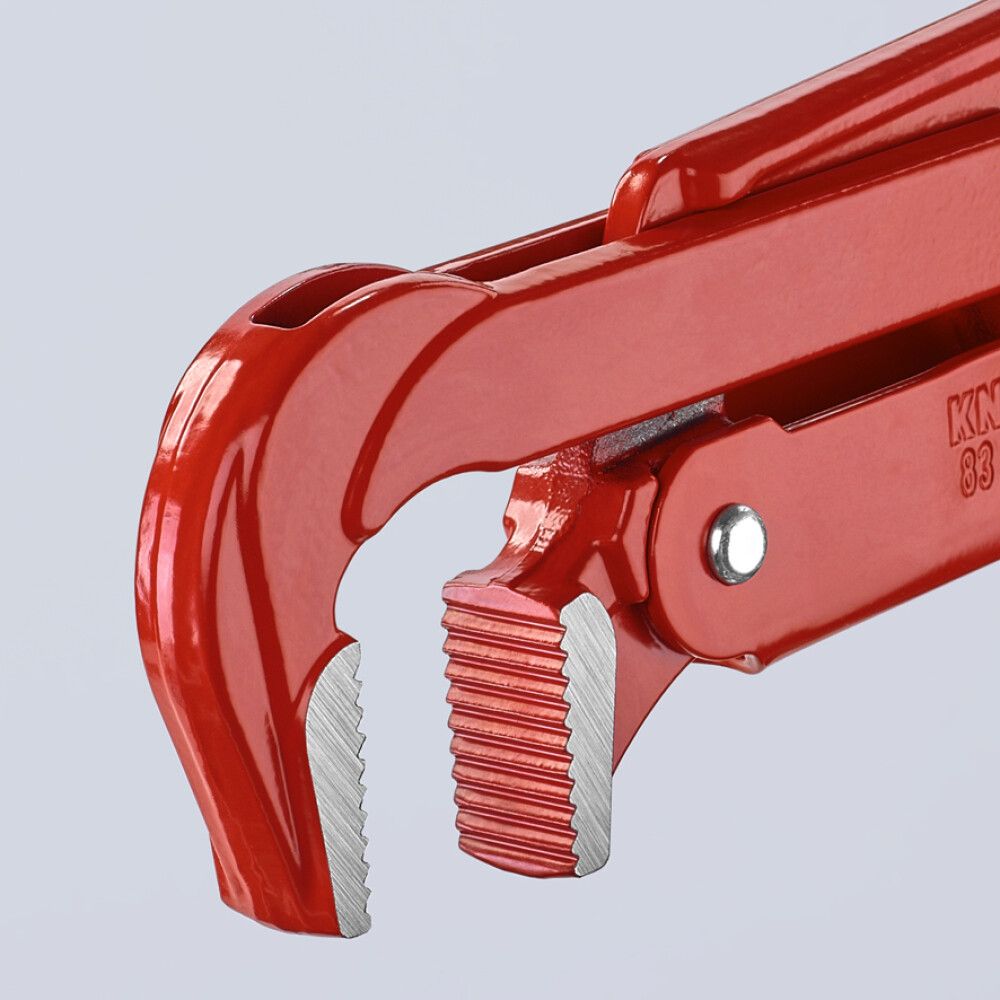 RØRTANG 90° RØDT PULVERBELAGT 560 MM