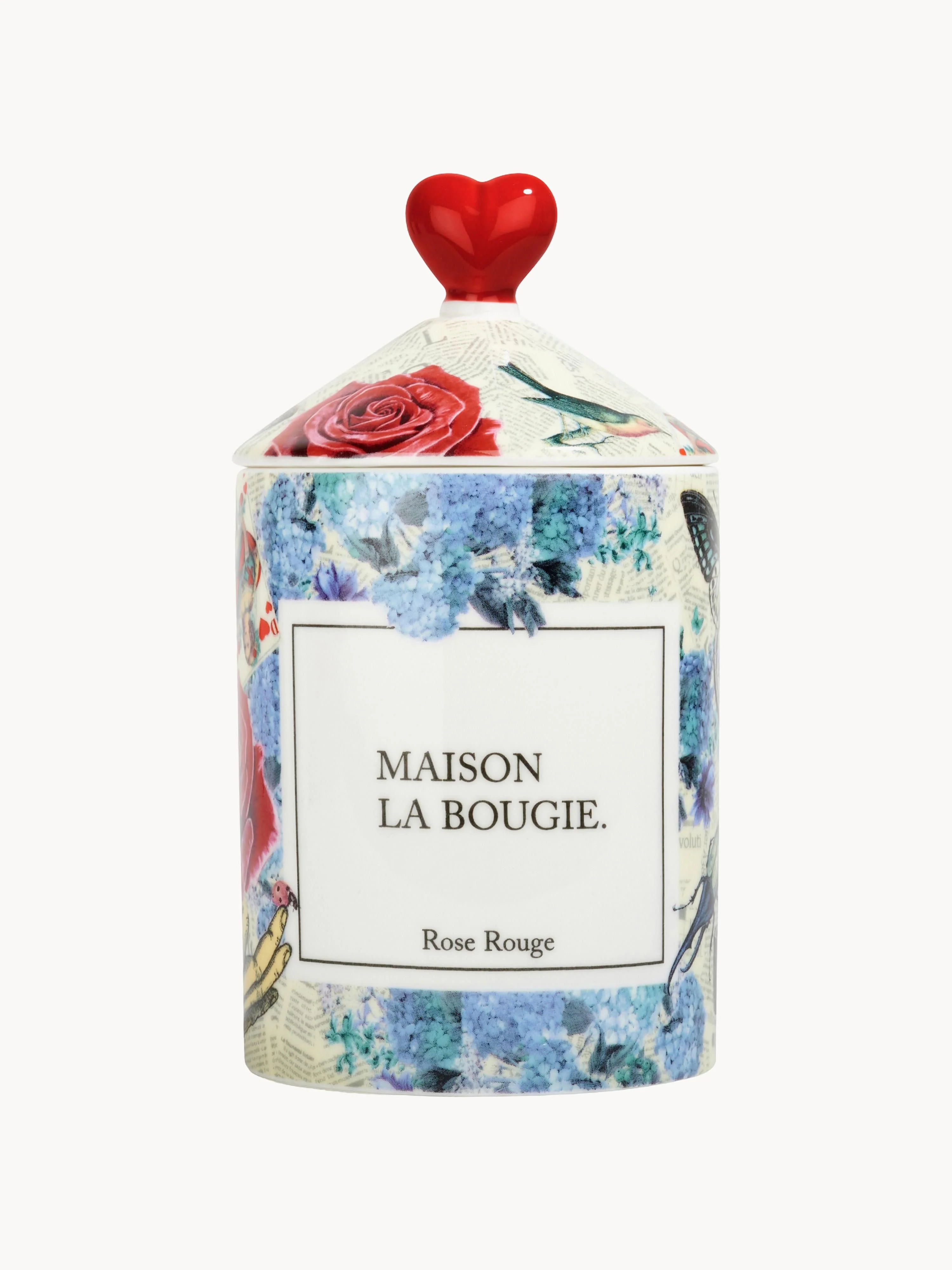 Handgefertigte Duftkerze Rose Rouge (Zeder, Gurjum & Tonkabohne)