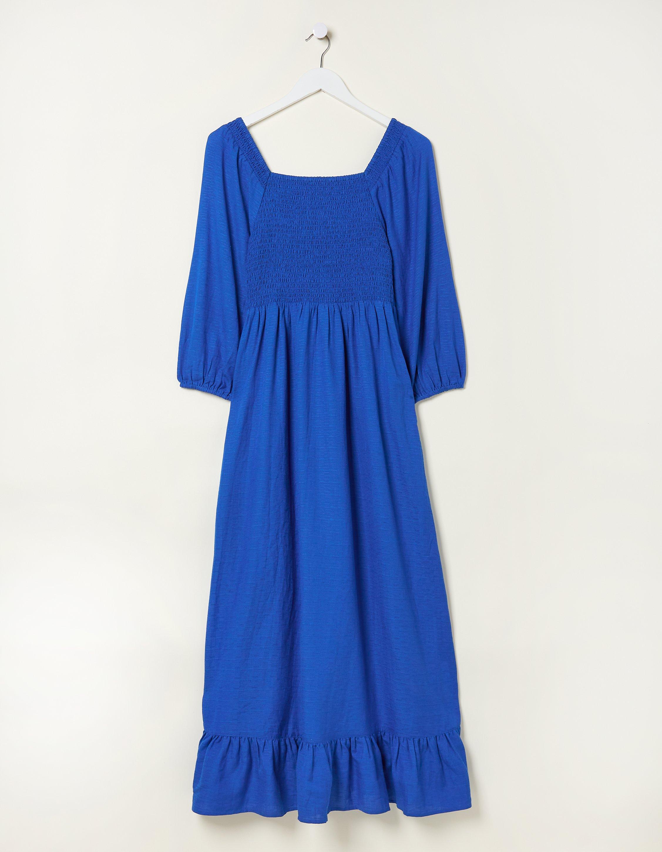 Adele Shirred Midi Dress