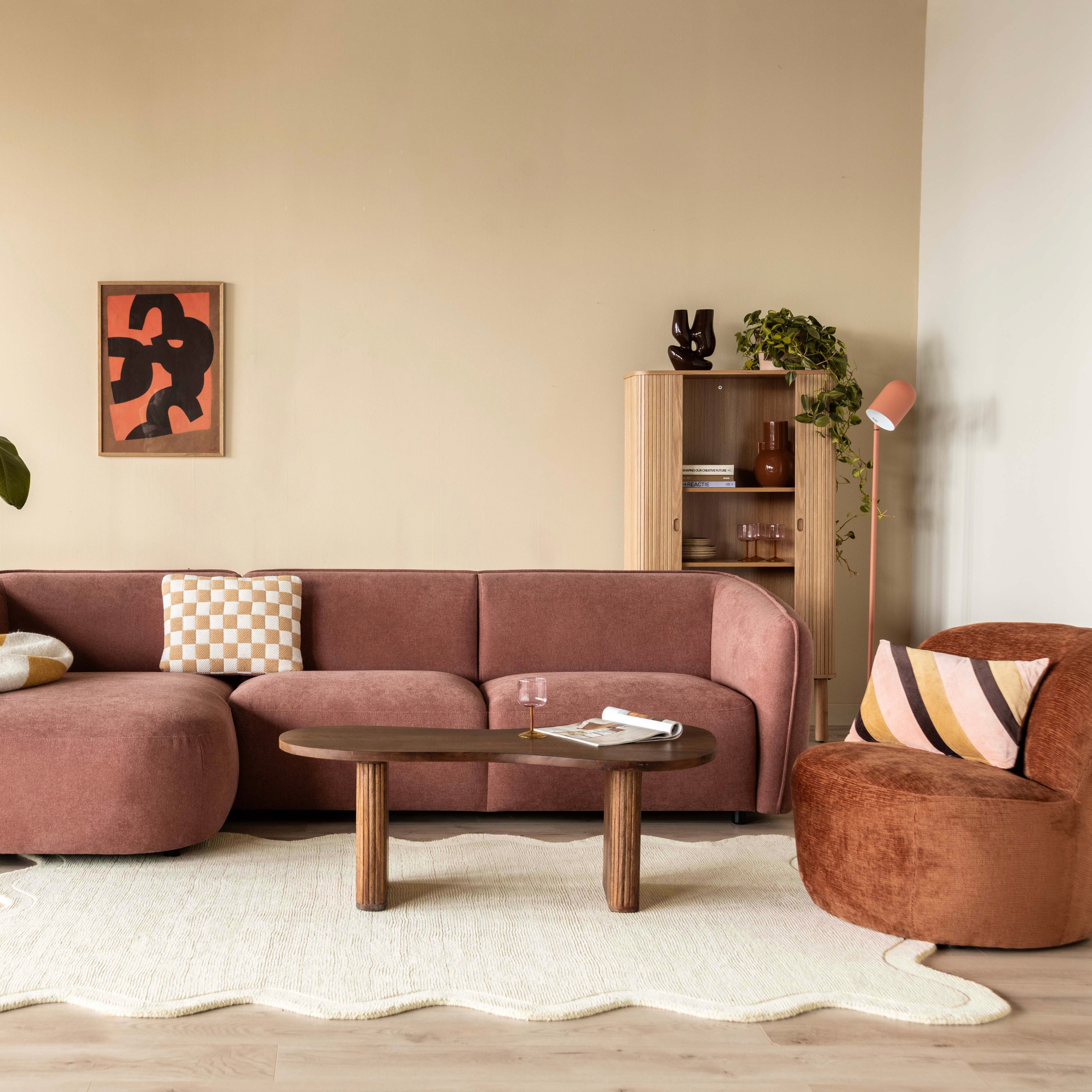 by fonQ Scallop Vloerkleed 200 x 290 cm - Crème