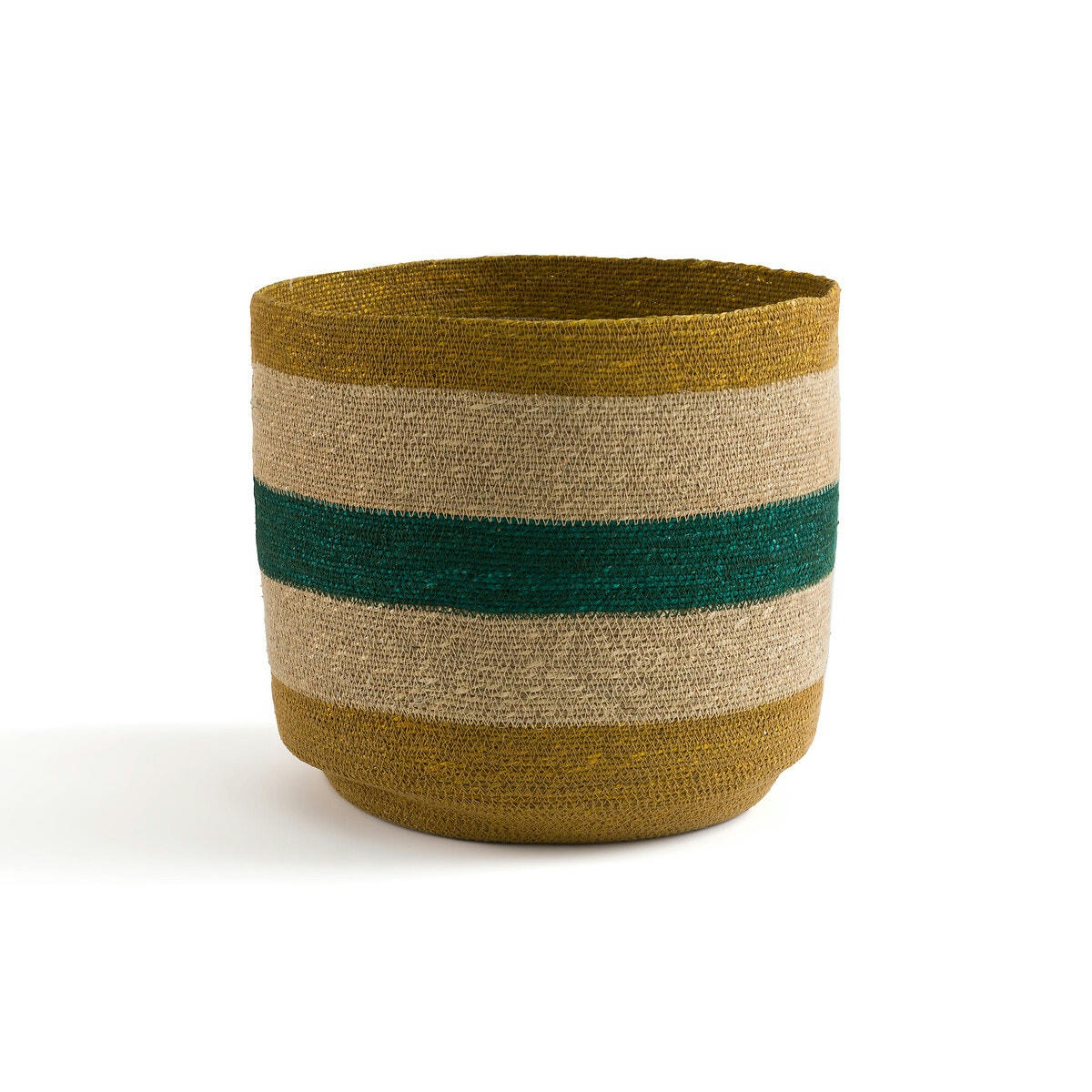 Panier multicolore en herbier, Saski