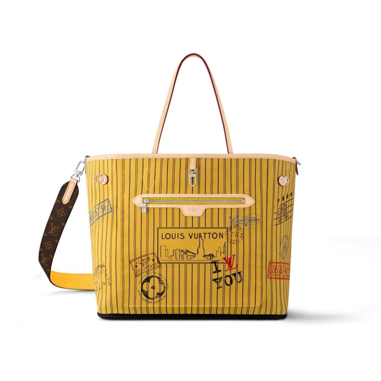 Louis Vuitton Neverfull Bandoulière Inside Out