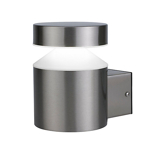 Applique murale Devlin LED intégrée 800lm 10W IP44 GoodHome chrome