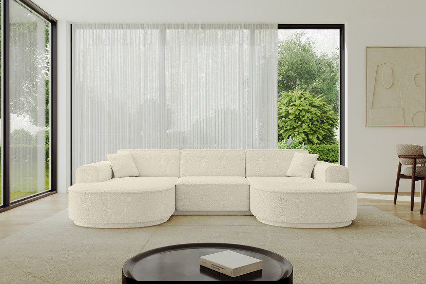 Narożnik uniwersalny bez funkcji spania MARI-U1-v3 303x171x83 cm Beżowy