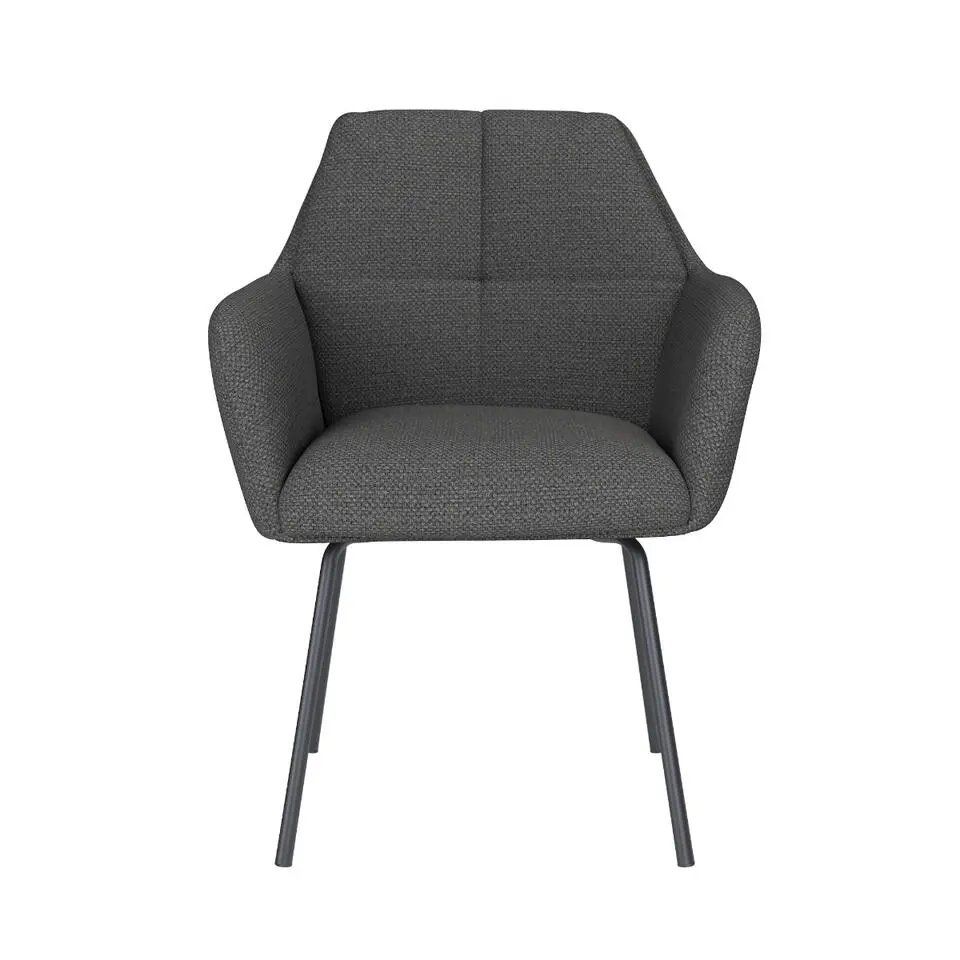 Puur - Dannie eetkamerstoel metaal - grijs