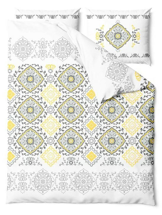 Pościel satynowa 220x200 Sunshine Glamour biała Home Satin