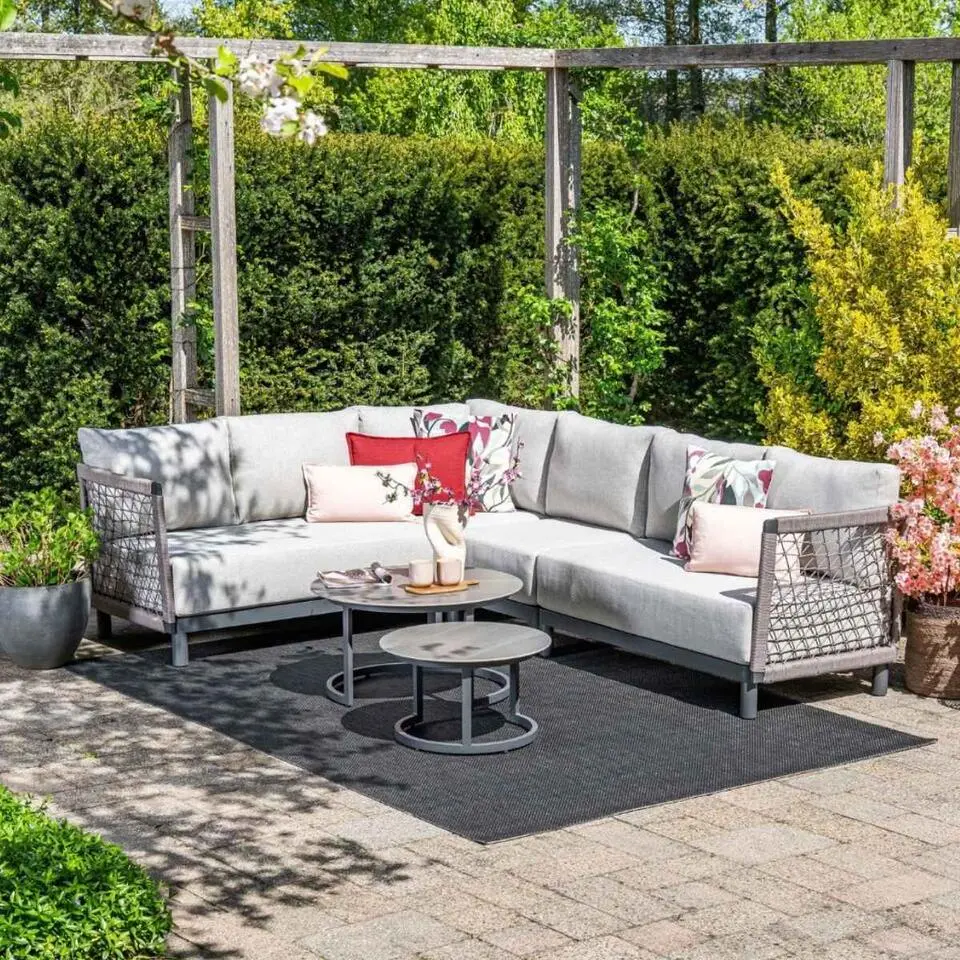 Garden Impressions Oliver loungeset 4-delig - donker grijs