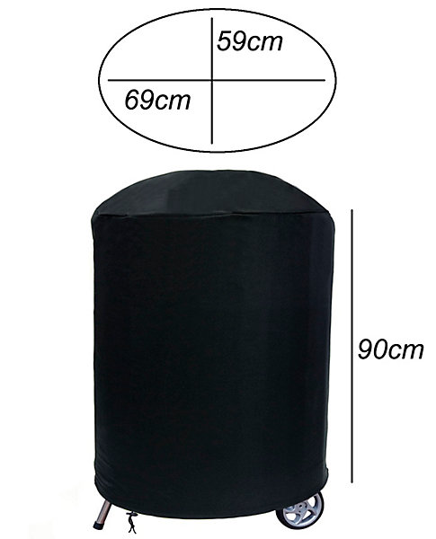 Housse de protection pour barbecue Ferocity ronde 90x59x69 cm Grill King 1 pc.