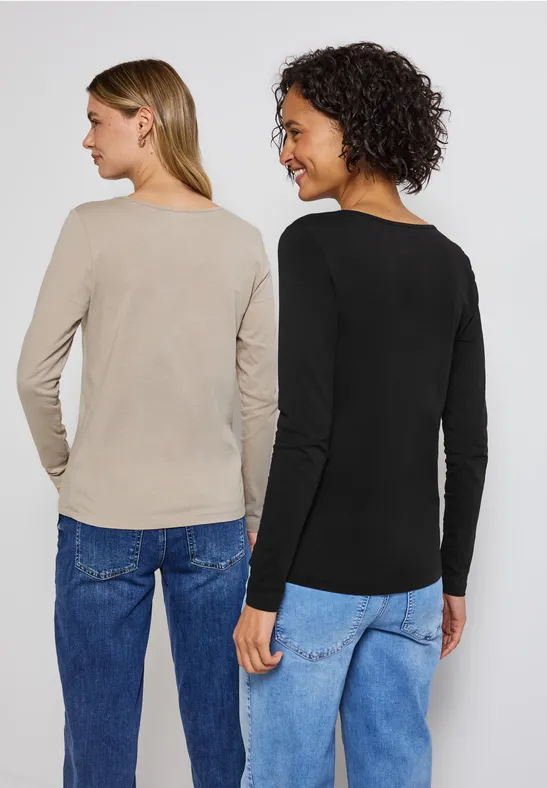 2er-Pack Langarmshirts