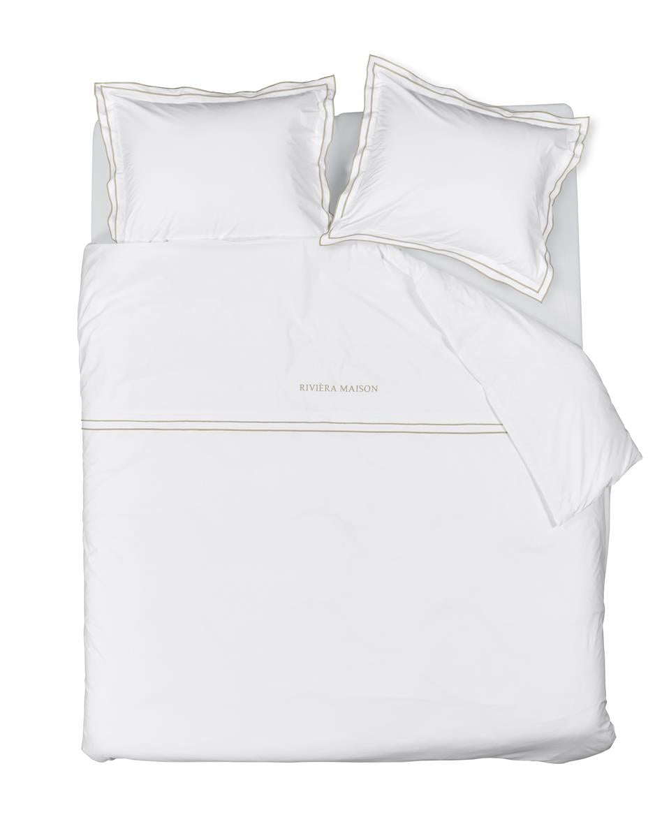 Riviera Maison dekbedovertrek Salute - 260x200/220 cm - zand