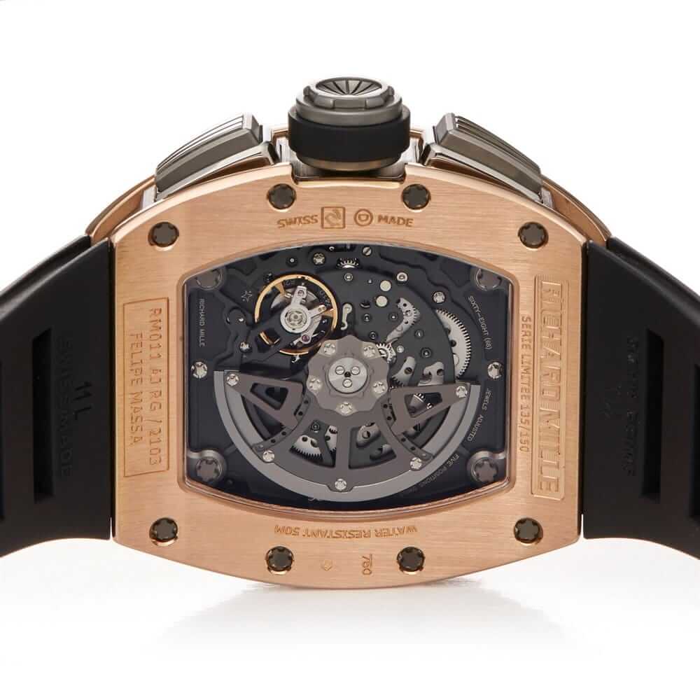 Richard Mille RM 011 Rose Gold Exceptional Replica 1:1