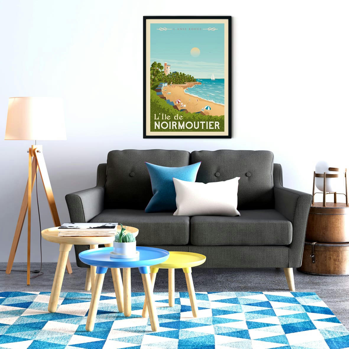 - Affiche Noirmoutier  50x70 cm