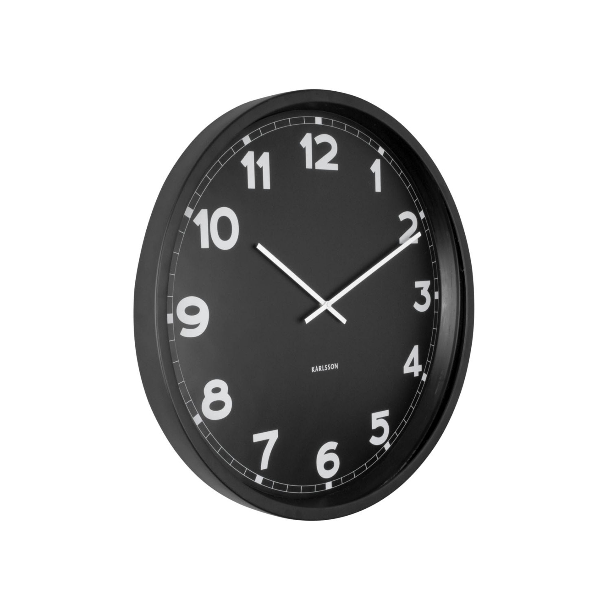 Karlsson wandklok New Classic - zwart - Ø60cm
