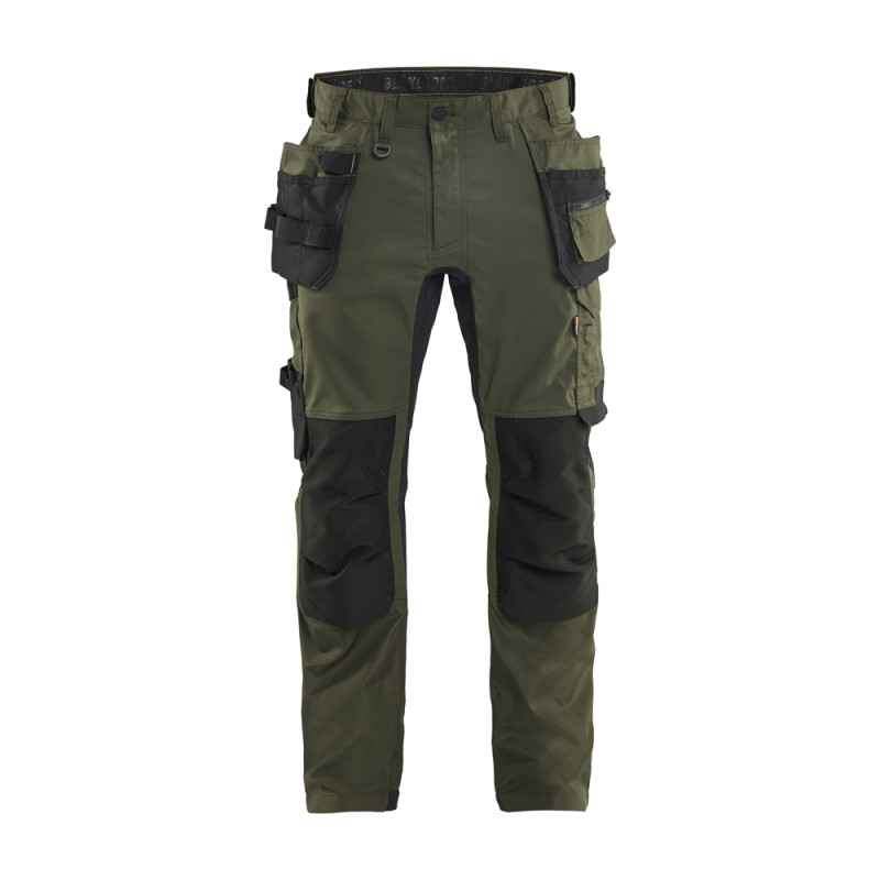 Pantalon de travail Stretch 2D vert forêt et noir 44 BLAKLADER