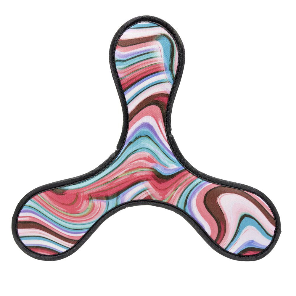 Frisbee disque volant triangle en caoutchouc et néoprène Ø25cm