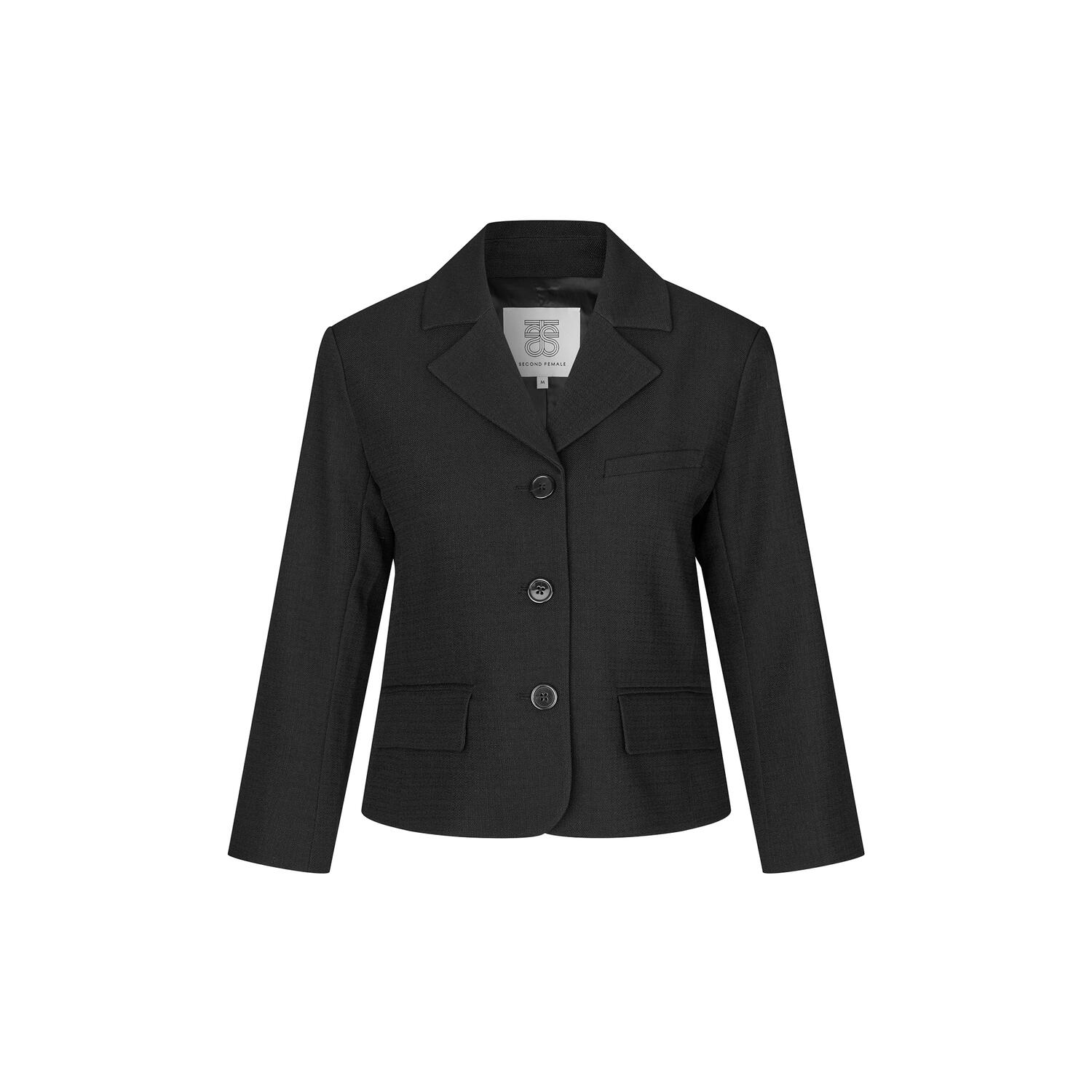 Sella Short Blazer, black