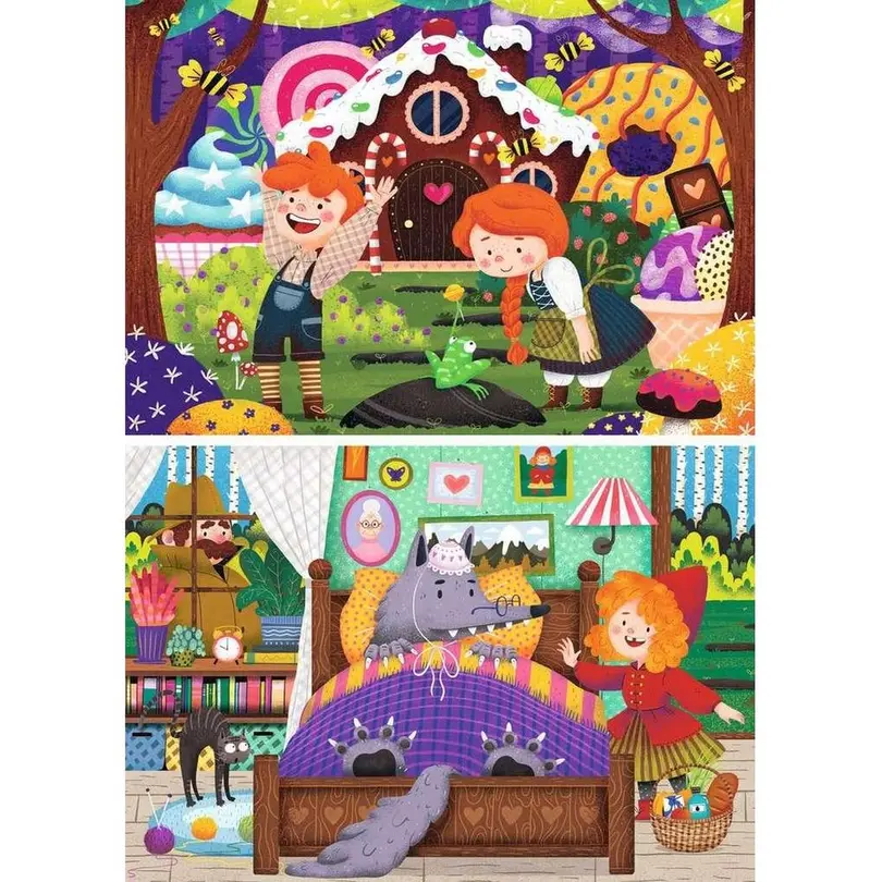 Puzzle 2er-Set Märchenhafte Geschichten