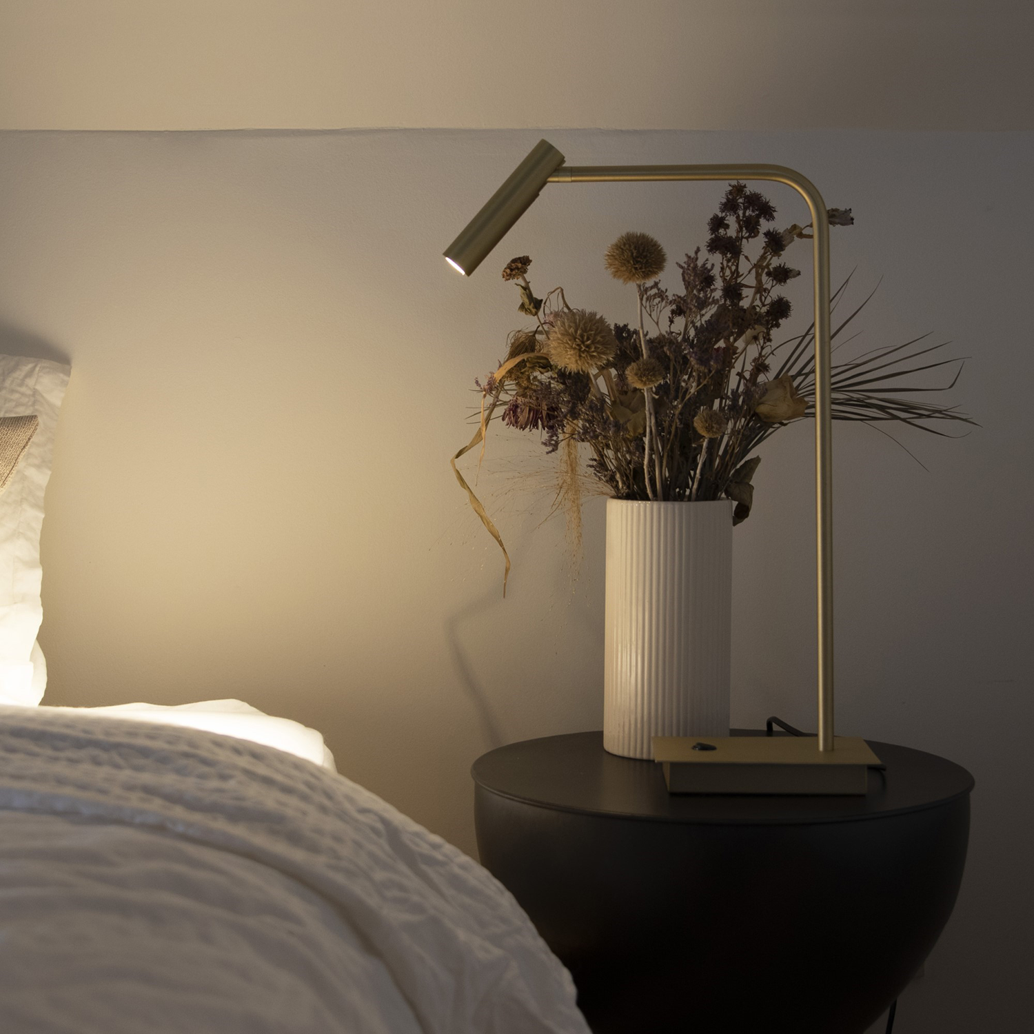 Atmooz Tafellamp Woonkamer   Leeslamp Pomery Brons