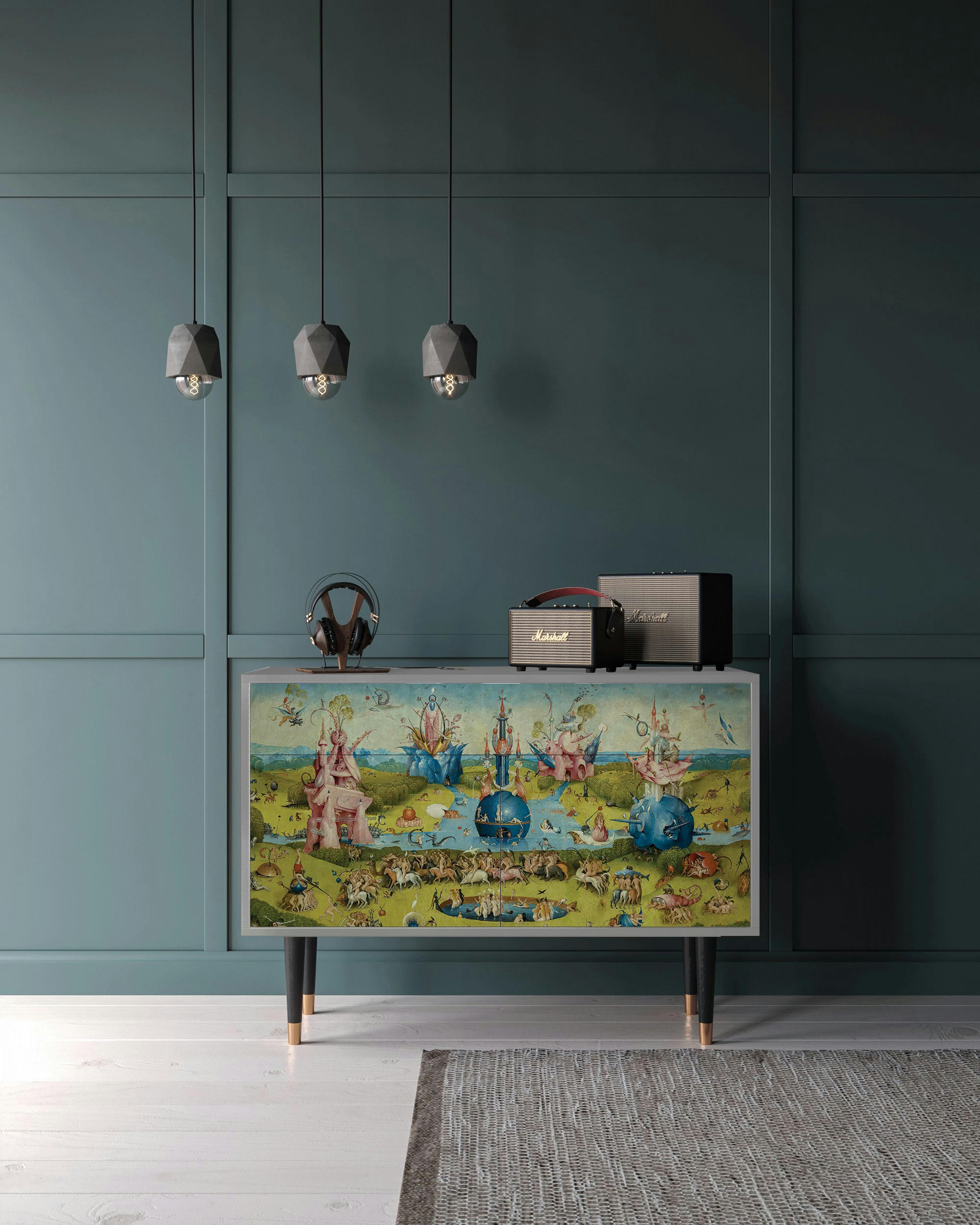 THE GARDEN BY HIERONYMUS BOSCH - Buffet  multicolore 2 tiroirs et 2 portes L 115 cm