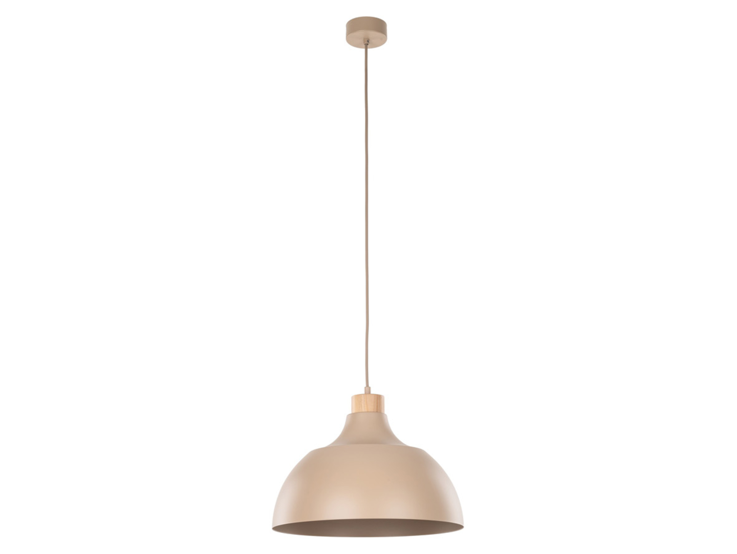 Lampa wisząca Capmetalowa beżowa