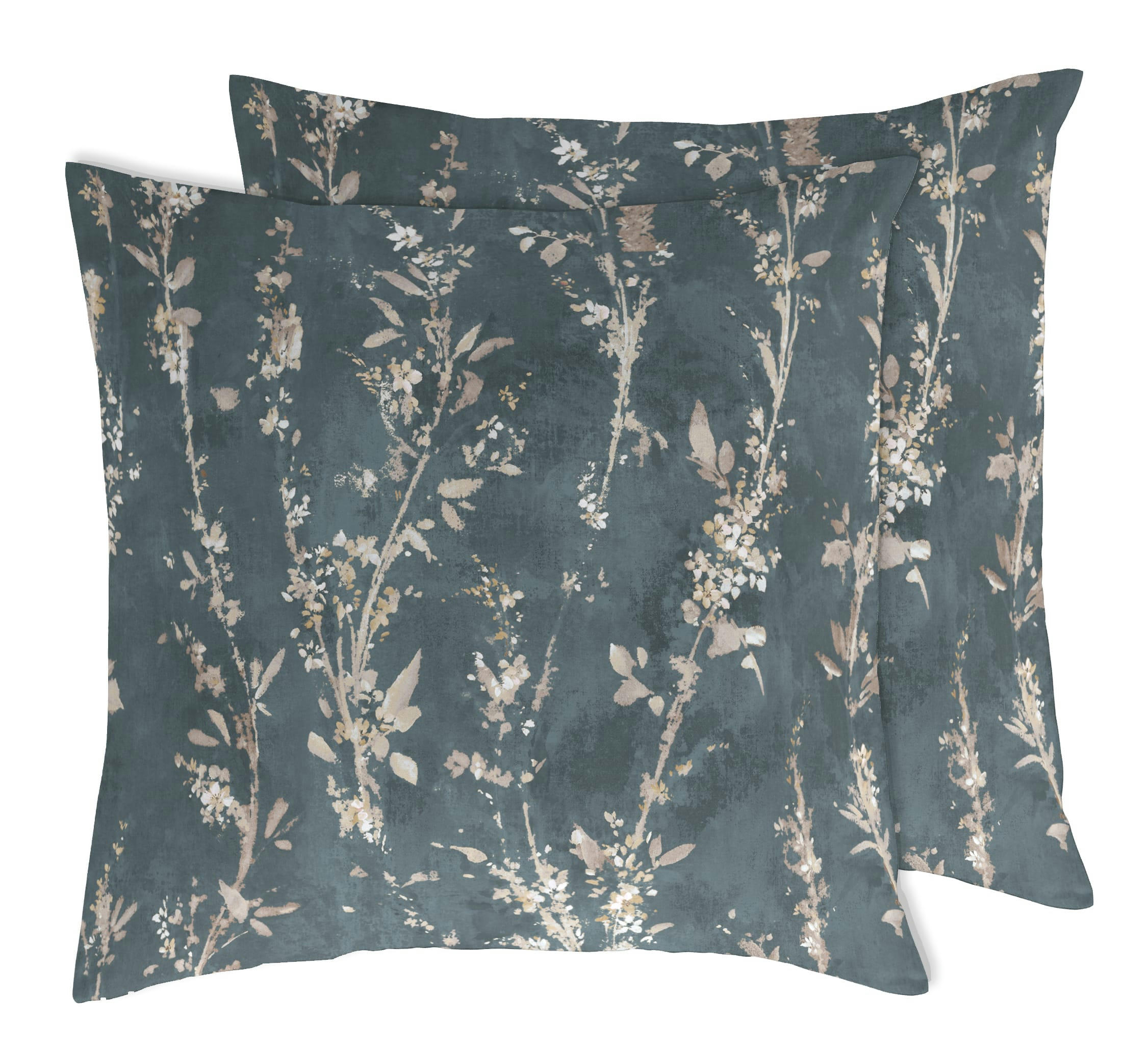 CAMILLE TO - 2 taies d'oreiller en coton bicolore 65x65