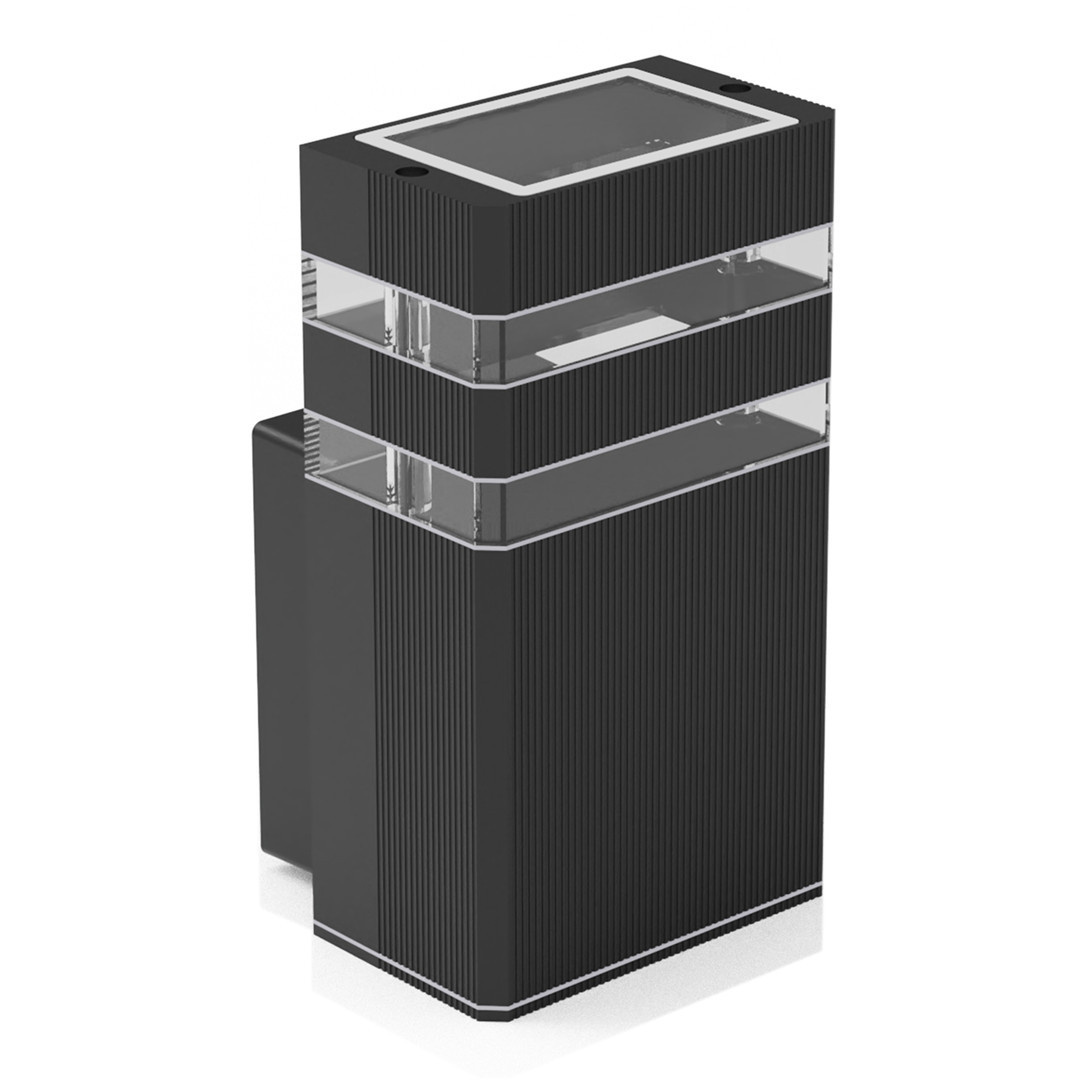 Kinkiet zewnętrznyczarny VINI 1xGU10x10W IP54 Eko-Light