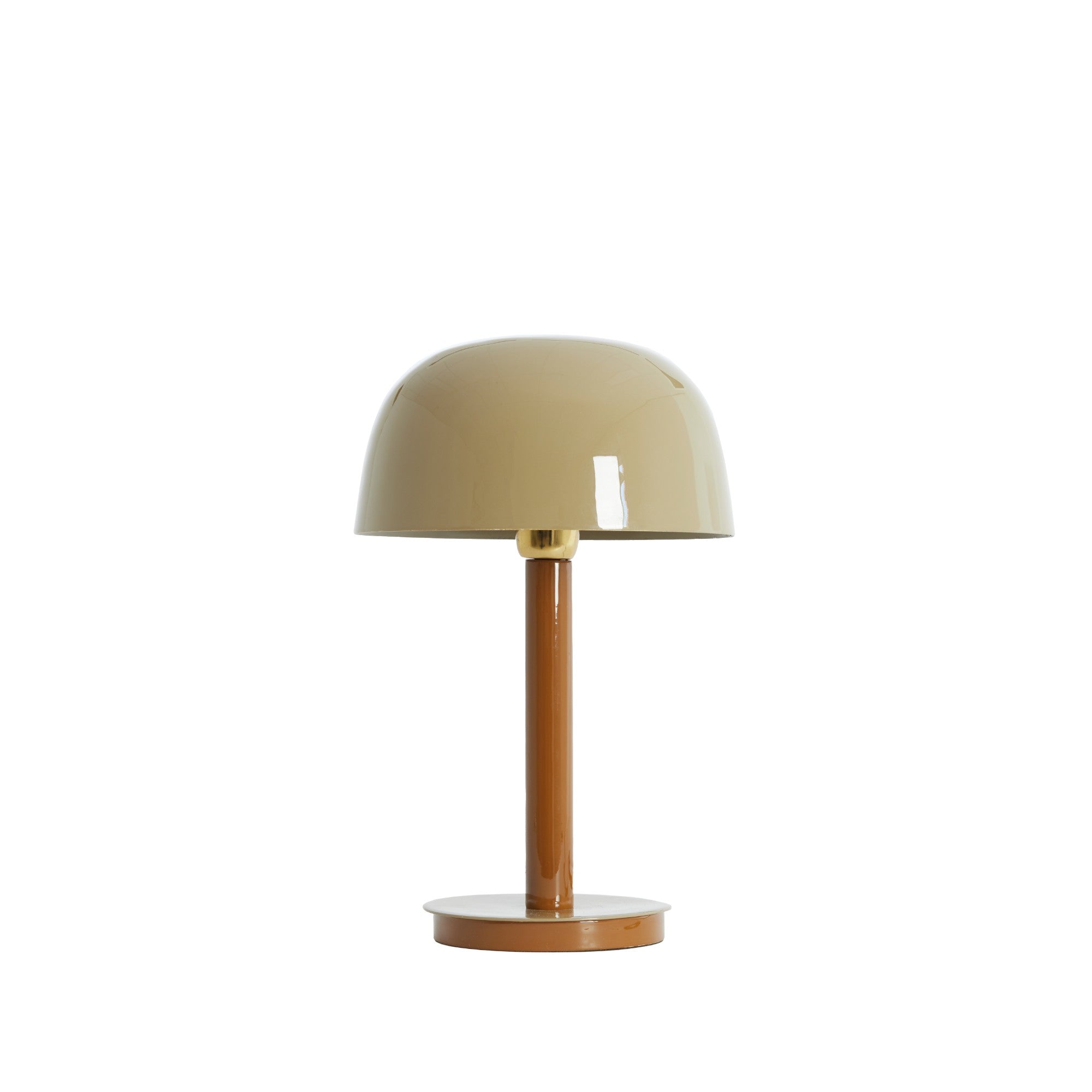Light & Living tafellamp Marivet - bruin - Ø25cm