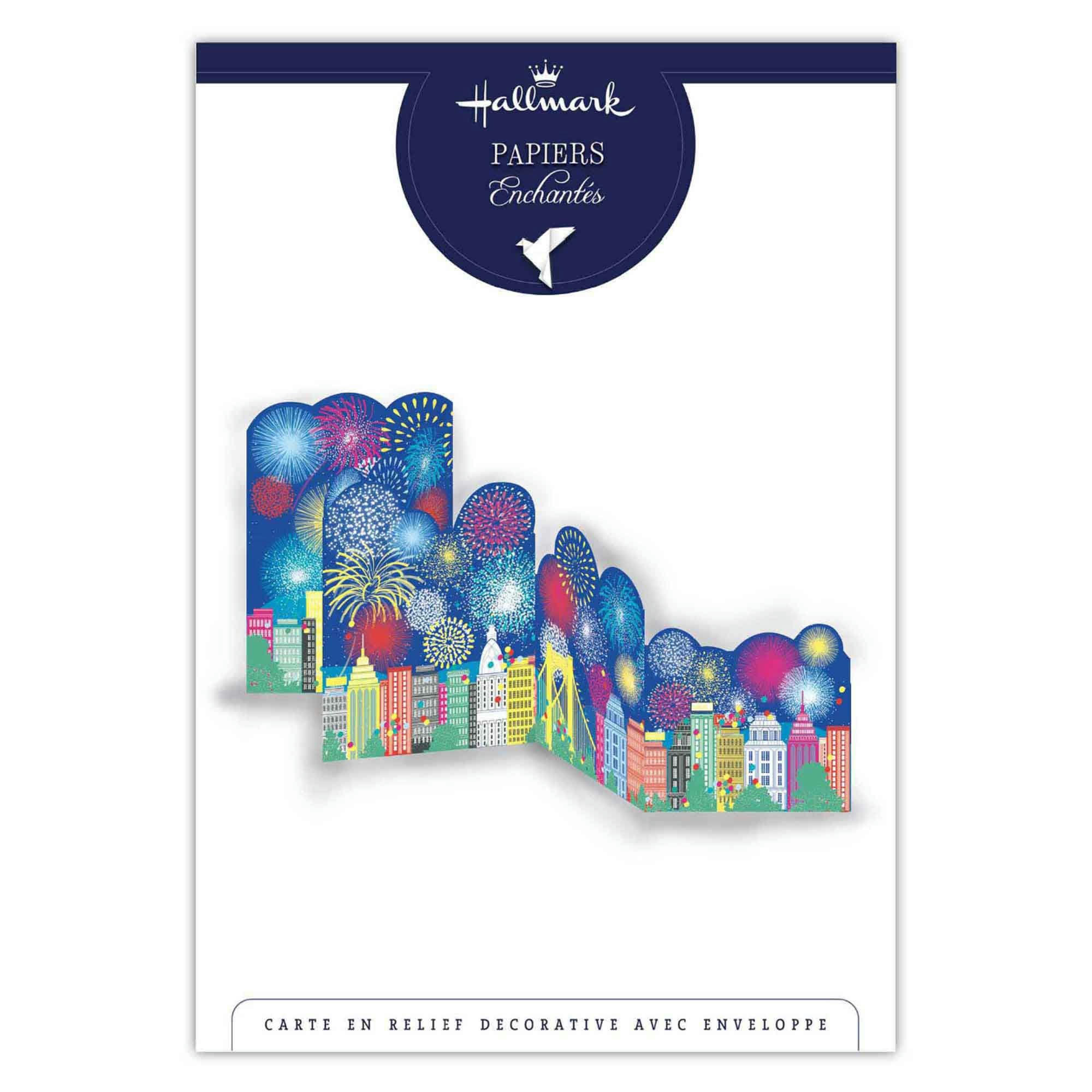 - Carte pop-up 3d feu d'artifice