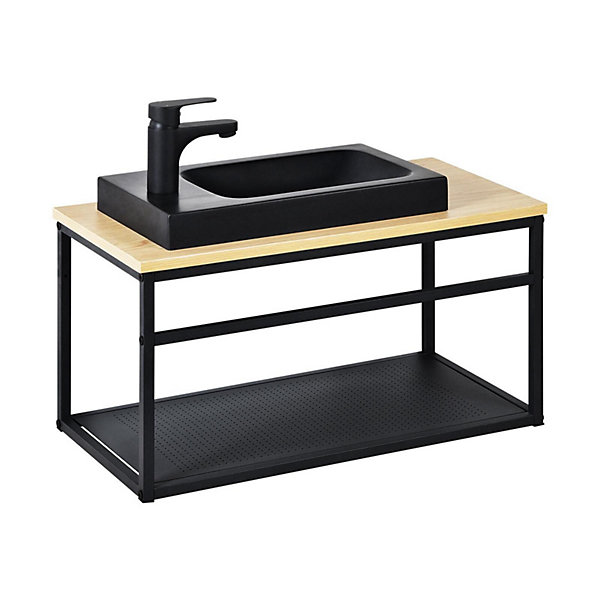 Ensemble lave-mains WILO grande largeur avec robinet 60cm