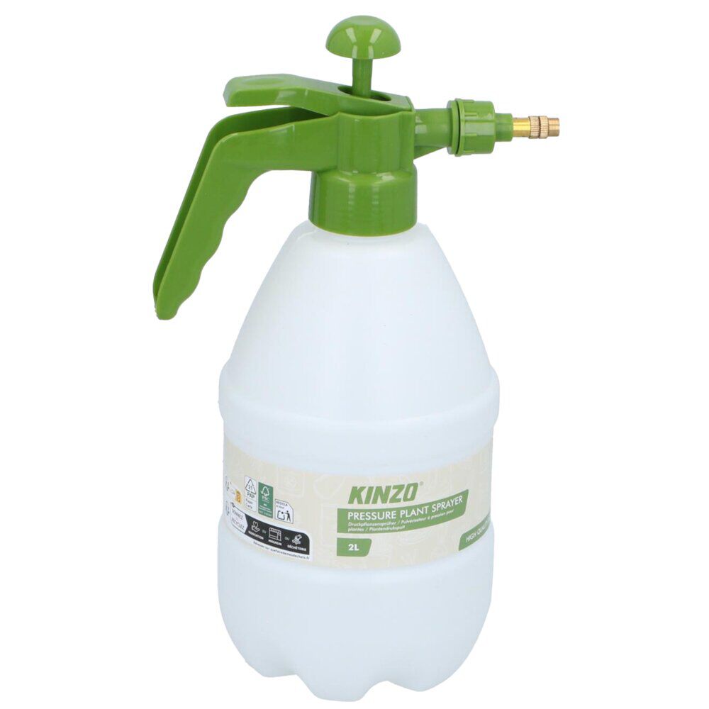 Pulvérisateur manuel 2L plastique blanc Ø18x31,5cm