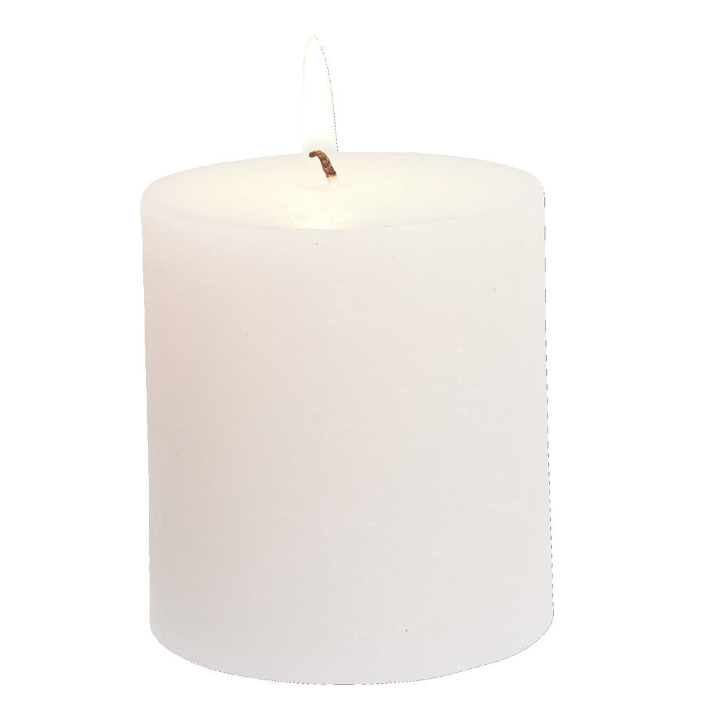 Bougie pillar rose 25H