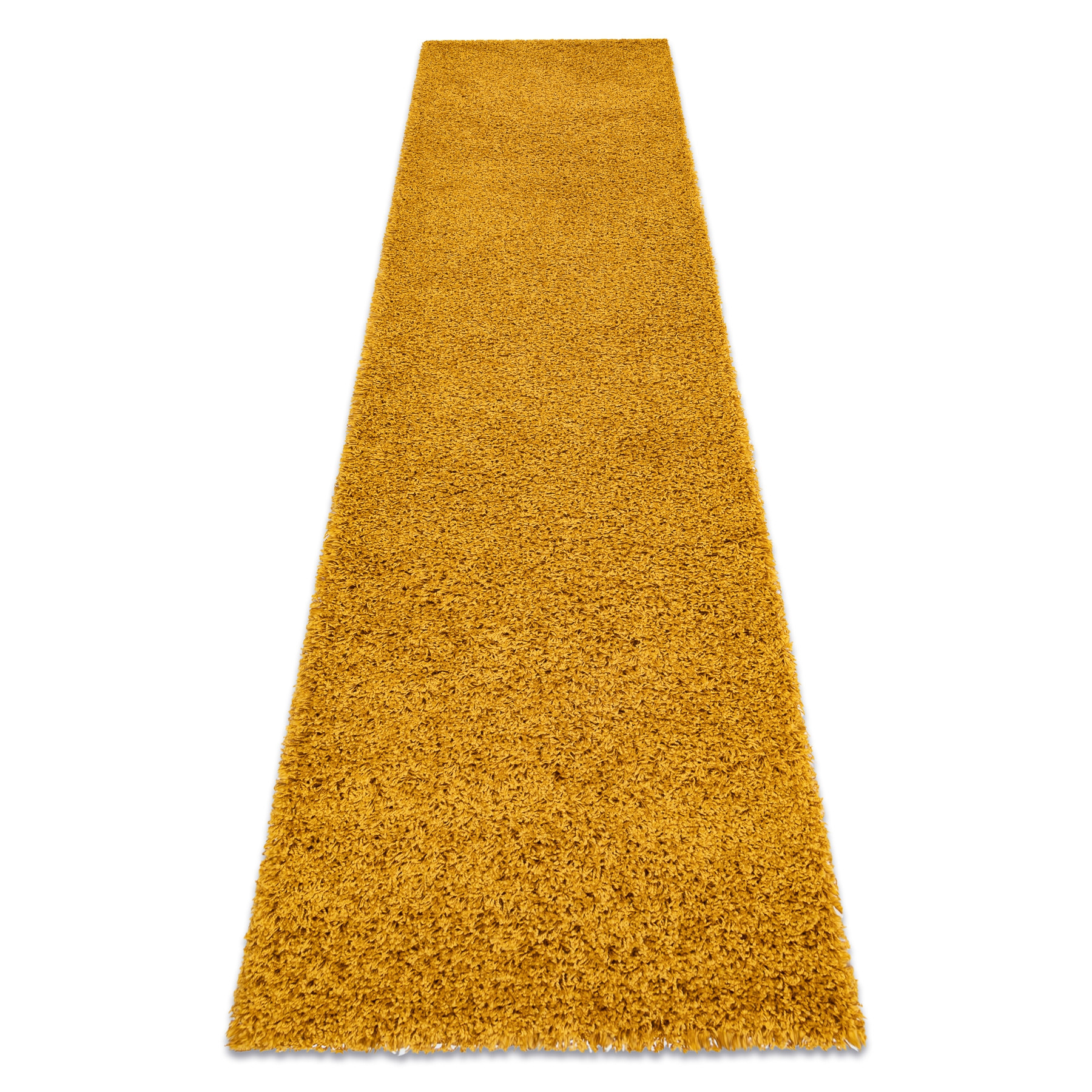 Dywan, Chodnik SOFFI shaggy 5cm złoty - do kuchni, 60x200 cm