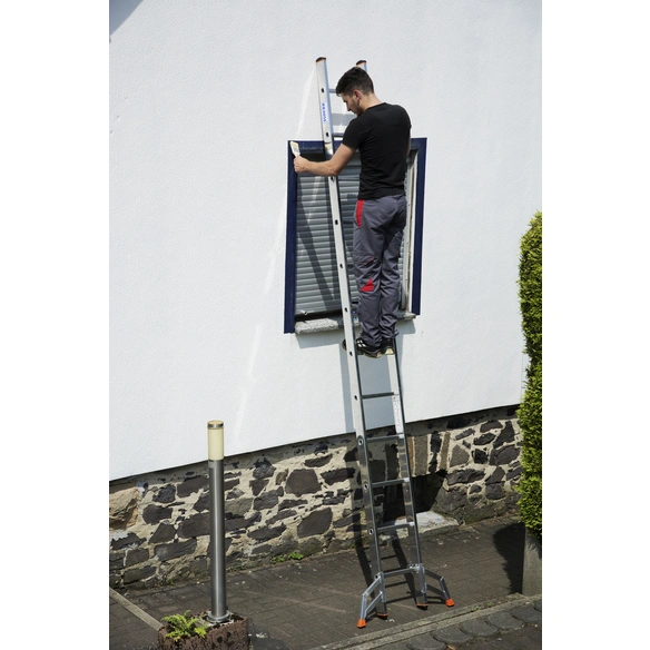 Vielzweckleiter »MONTO Tribilo«, 36 Sprossen, Aluminium