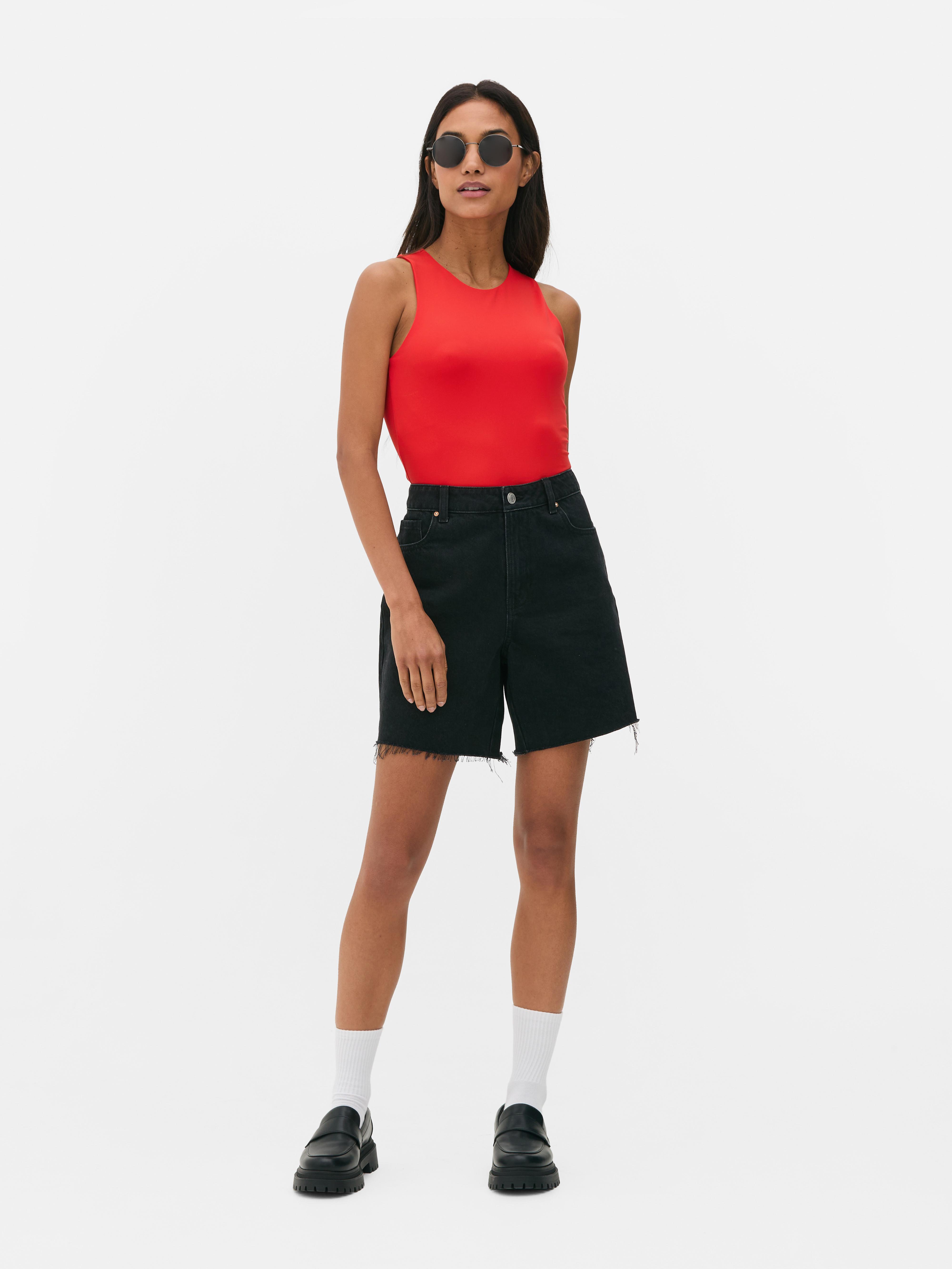 Crew Neck Racer Bodysuit