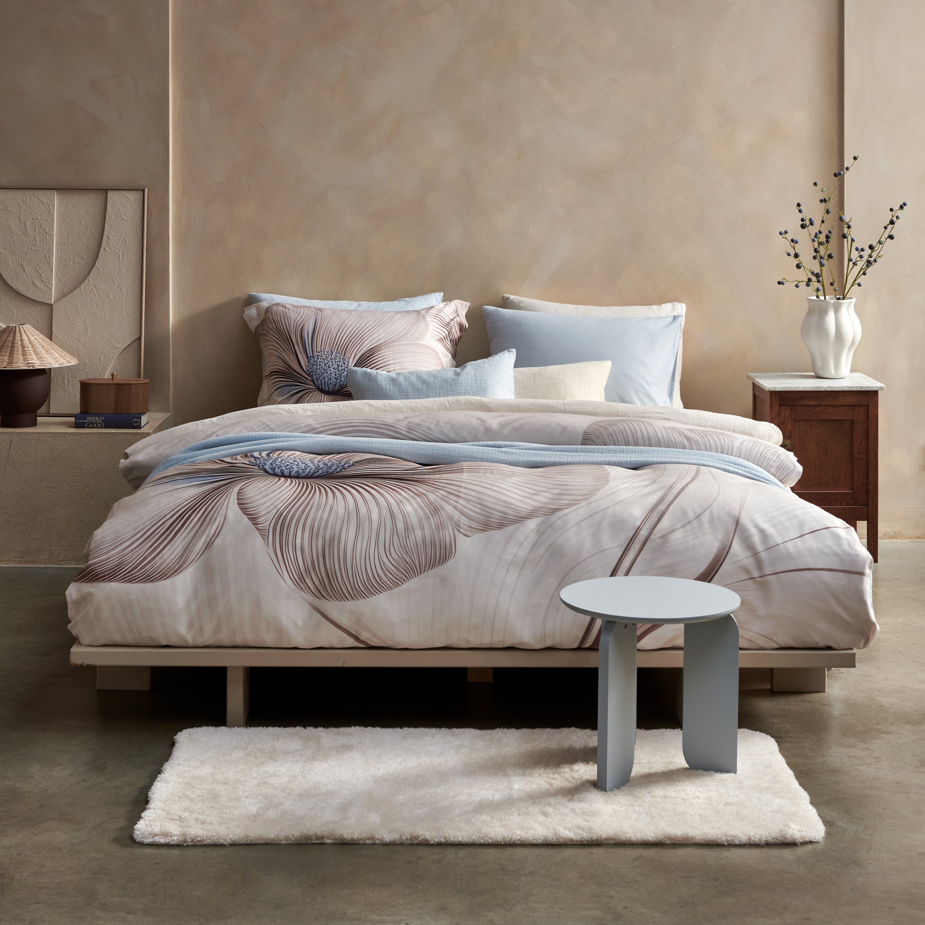 Vandyck Royal Garden Dekbedovertrek 140x200/220 cm - Cream Tan