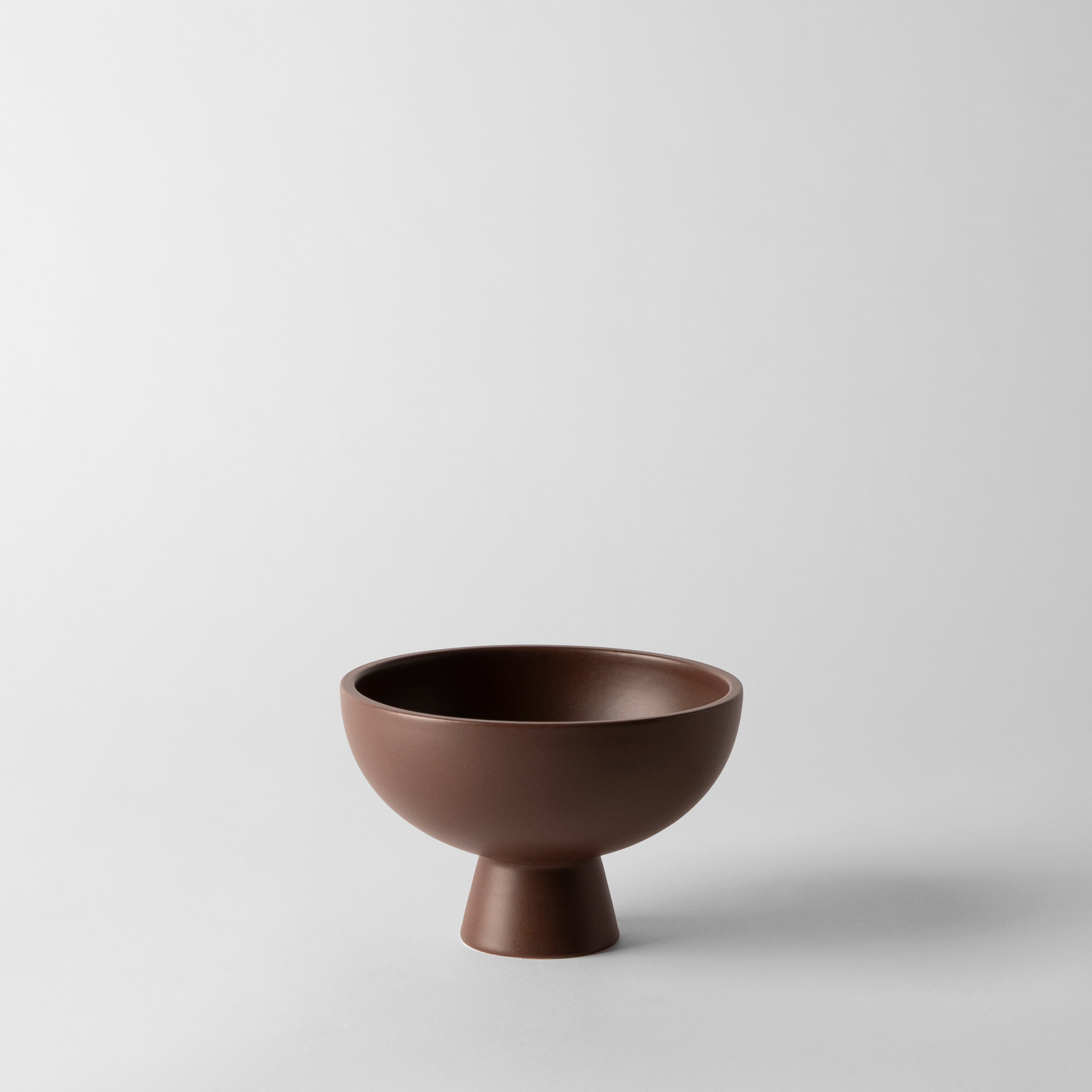 Small Chocolate Footed Snack Bowl